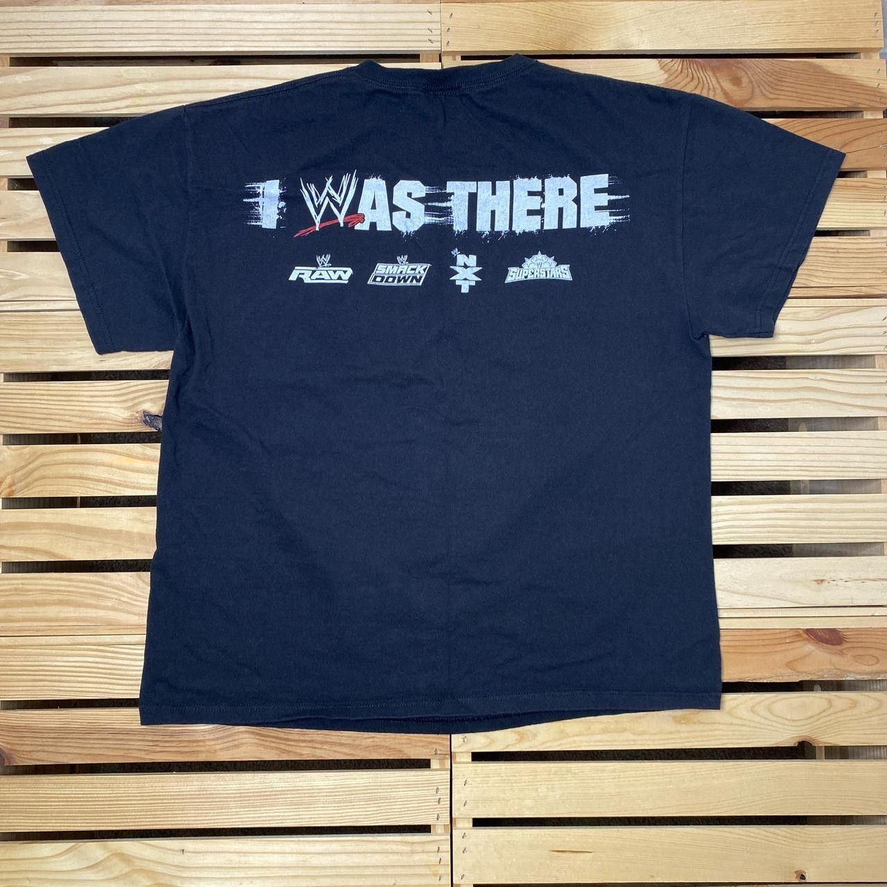 WWE Vintage WWE Raw Live Black Wrestling Promo Tee Size Large Size US L / EU 52-54 / 3 - 2 Thumbnail