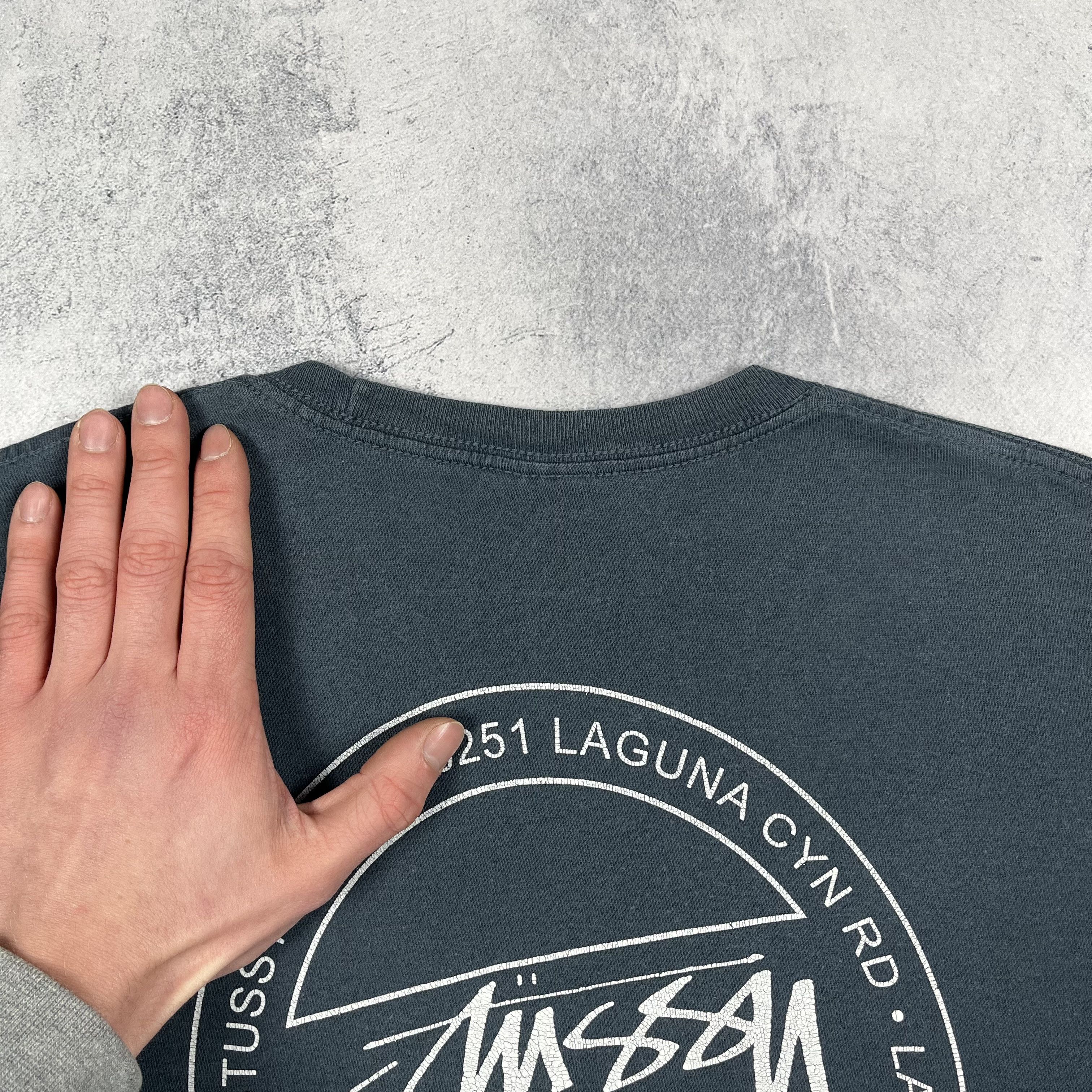 Stussy Vintage Stussy Wear Y2K Big Logo Faded T Shirt 00’s Size US M / EU 48-50 / 2 - 7 Thumbnail