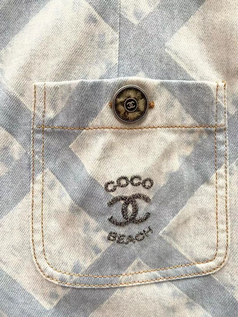 Chanel Chanel Denim jumpsuit Size 42" / US 20 - 4 Thumbnail