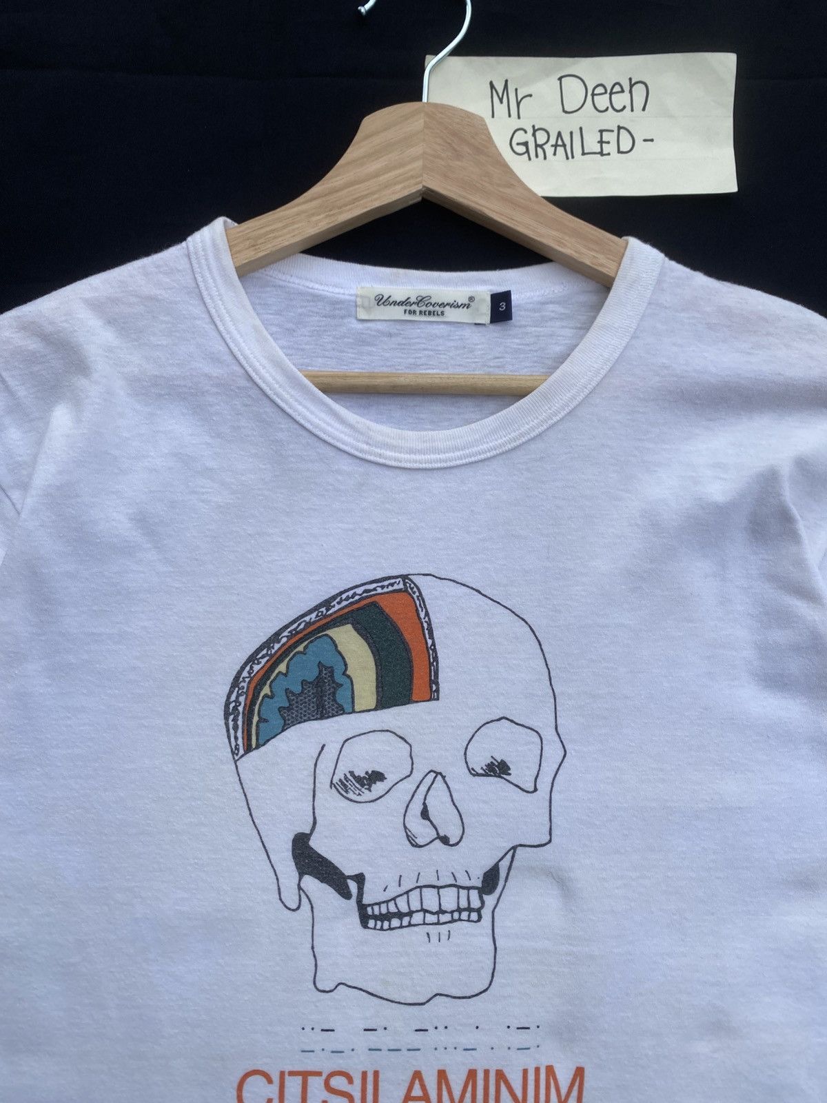 Undercover Rare Undercover Jun Takahashi Printed Skull Citsilaminim tee Size US M / EU 48-50 / 2 - 1 Thumbnail
