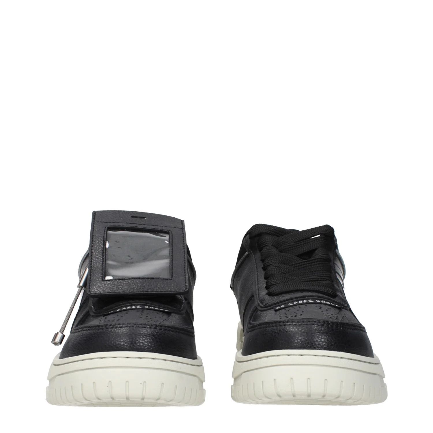 44 LABEL GROUP ob1o1e1025 Low-Top Sneakers in Black Size US 10 / EU 43 - 3 Thumbnail