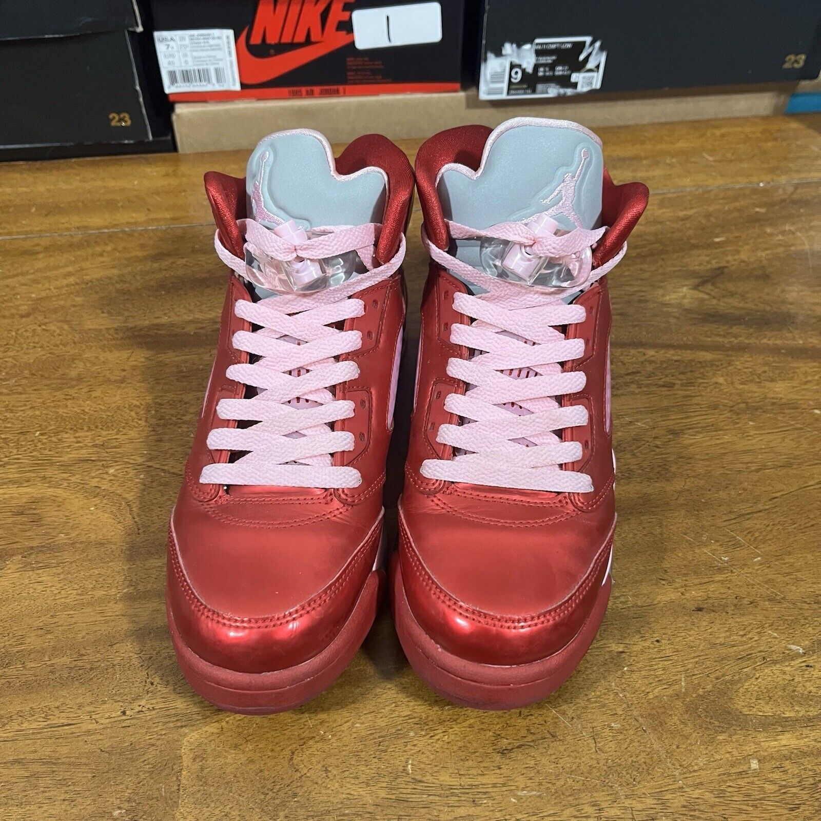 Jordan Brand Size 5.5Y, 7 in Women’s- Jordan 5 Retro 2013 Valentines Day Size US 7 / IT 37 - 4 Thumbnail