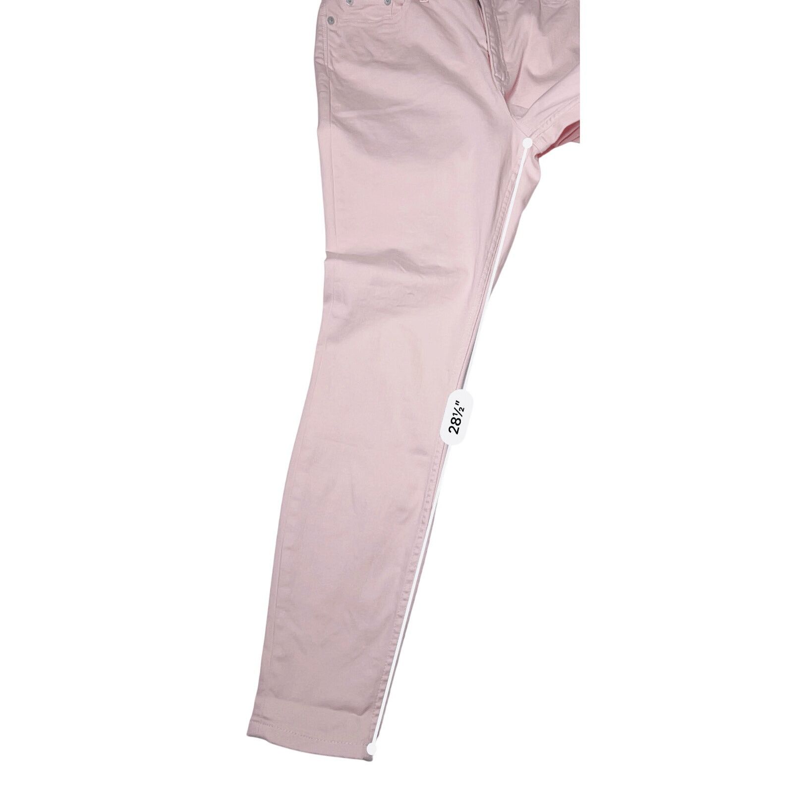 Vineyard Vines Vineyard Vines High Rise Stretch Skinny Jean Pink 31 Casual Size 31" - 6 Thumbnail