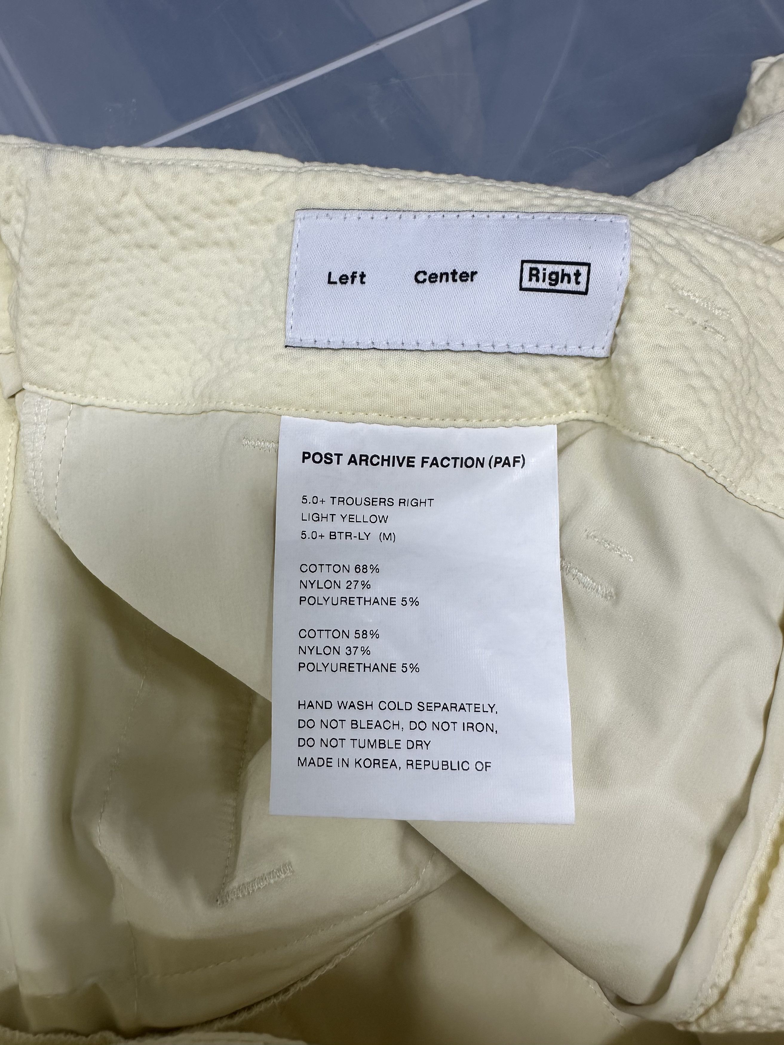 POST ARCHIVE FACTION (PAF) 5.0+ TROUSERS RIGHT Size US 32 / EU 48 - 3 Thumbnail