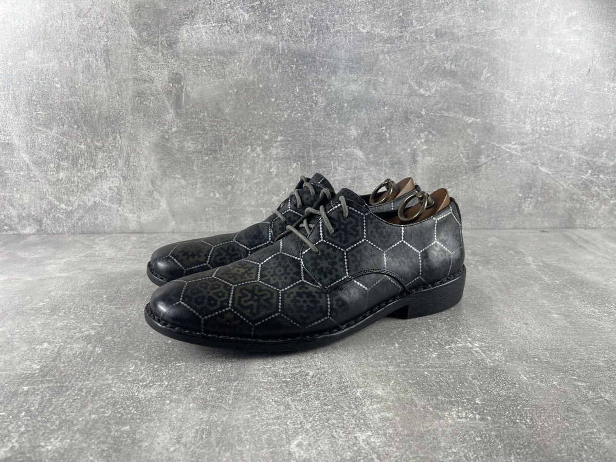 Diesel Black Gold Diesel Black Gold Archives Patterned Leather Derby Shoes Size US 10 / EU 43 - 1 Thumbnail
