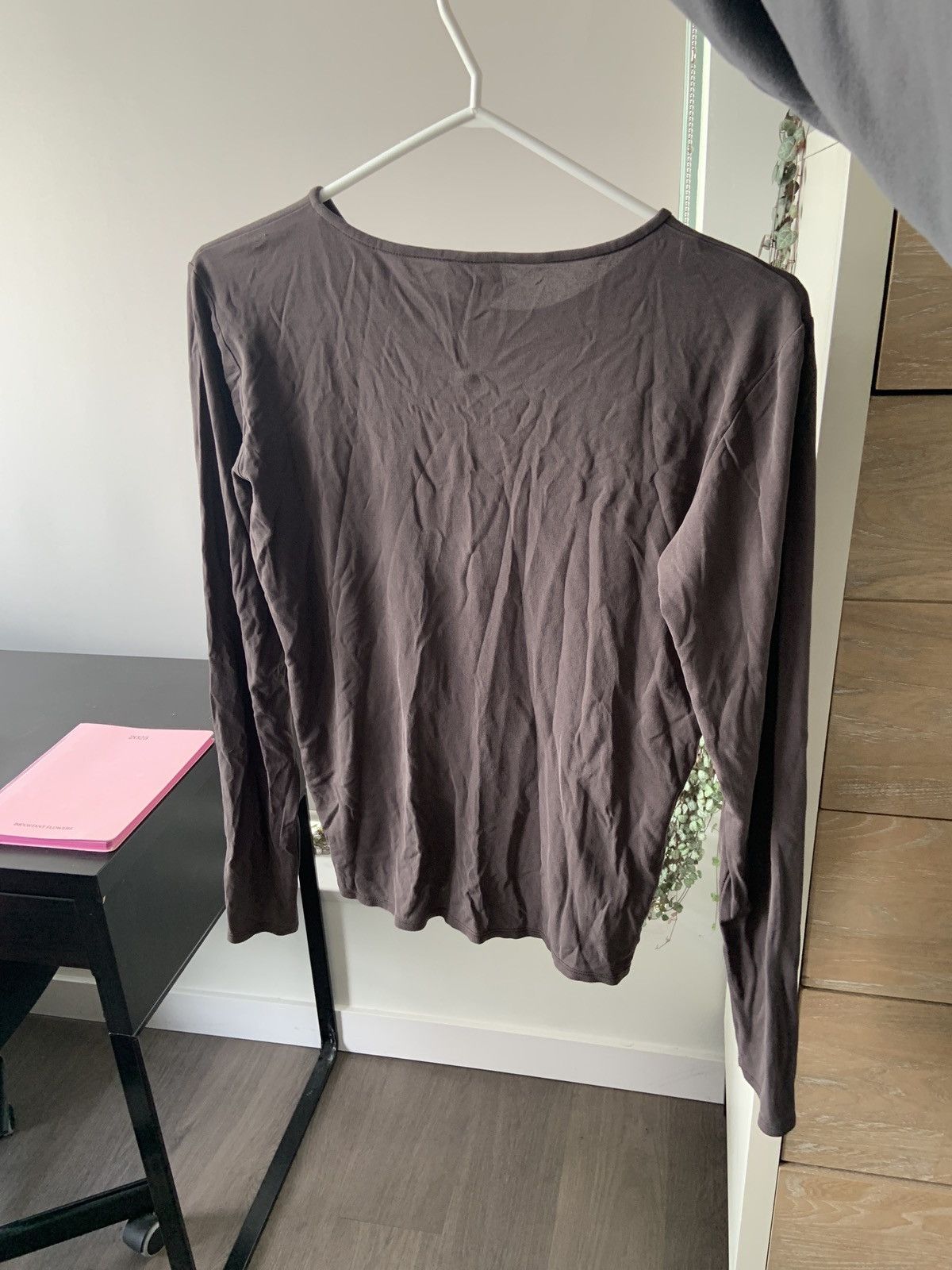 Eileen Fisher Eileen Fisher brown silk top Size M / US 6-8 / IT 42-44 - 6 Thumbnail