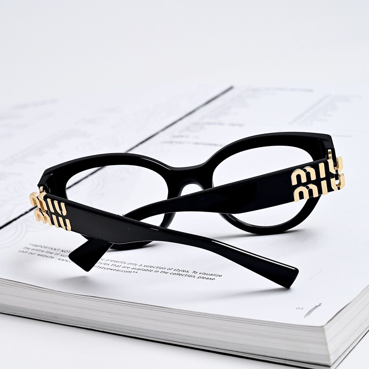 Miu Miu MIU MIU 0MU 01VV GLASSES Size ONE SIZE - 9 Thumbnail