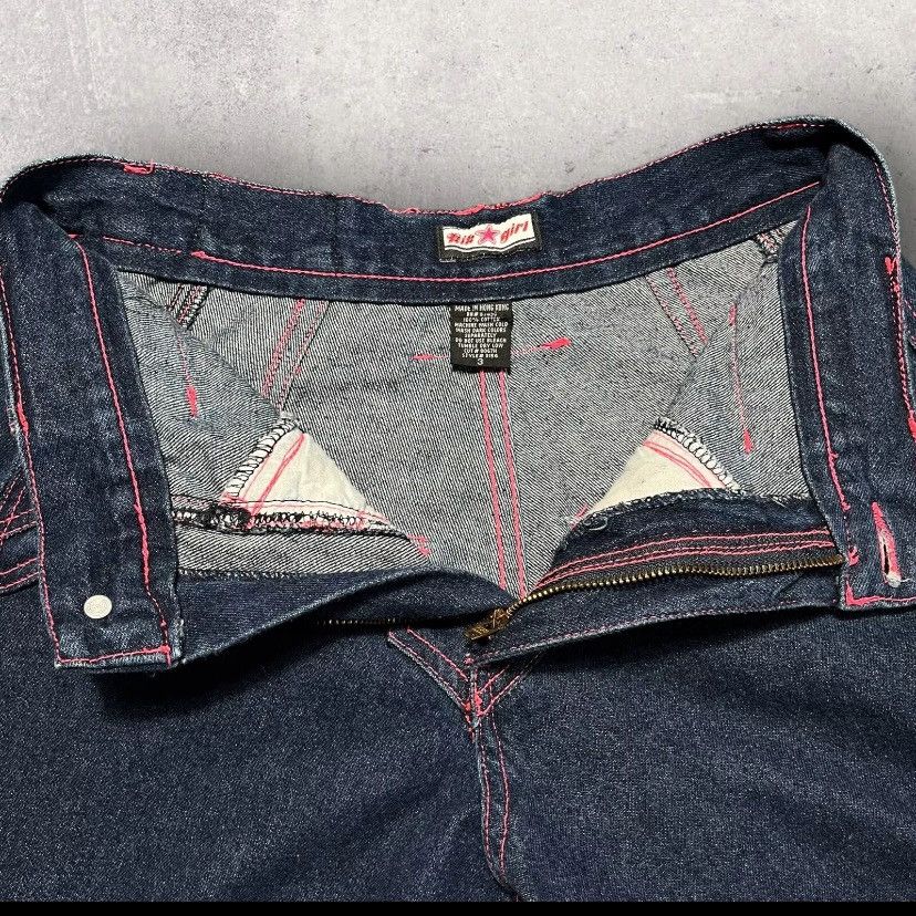 JNCO 90s Kikwear industry wide leg baggy jeans Size 27" / US 4 / IT 40 - 5 Thumbnail