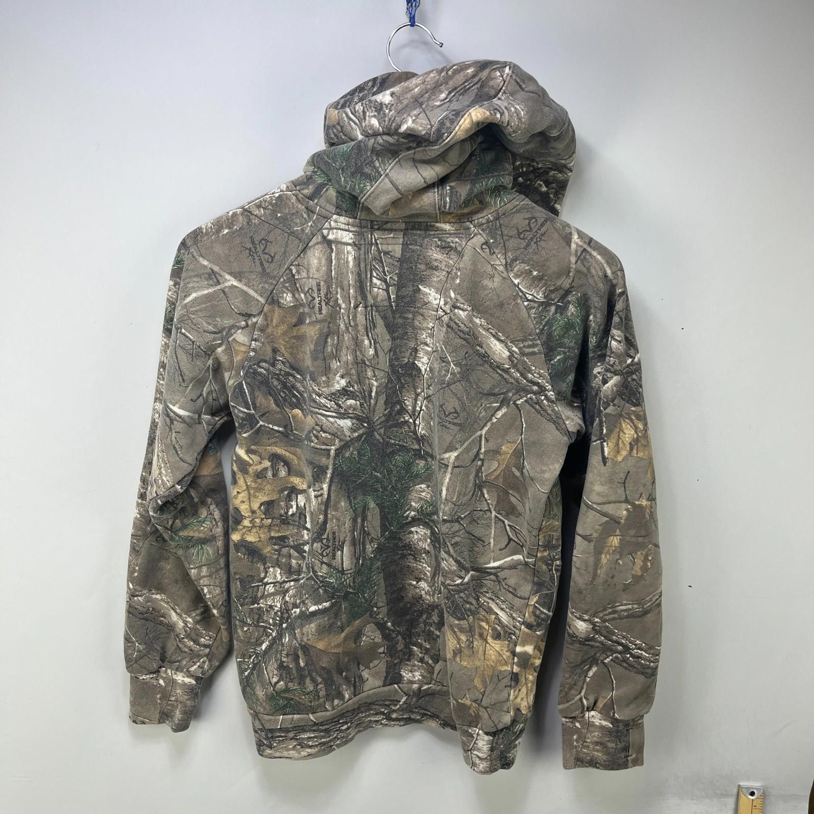 Cabelas Vintage Cabela's Real Tree Camo Hoodie Youth XL Size US XL / EU 56 / 4 - 7 Thumbnail