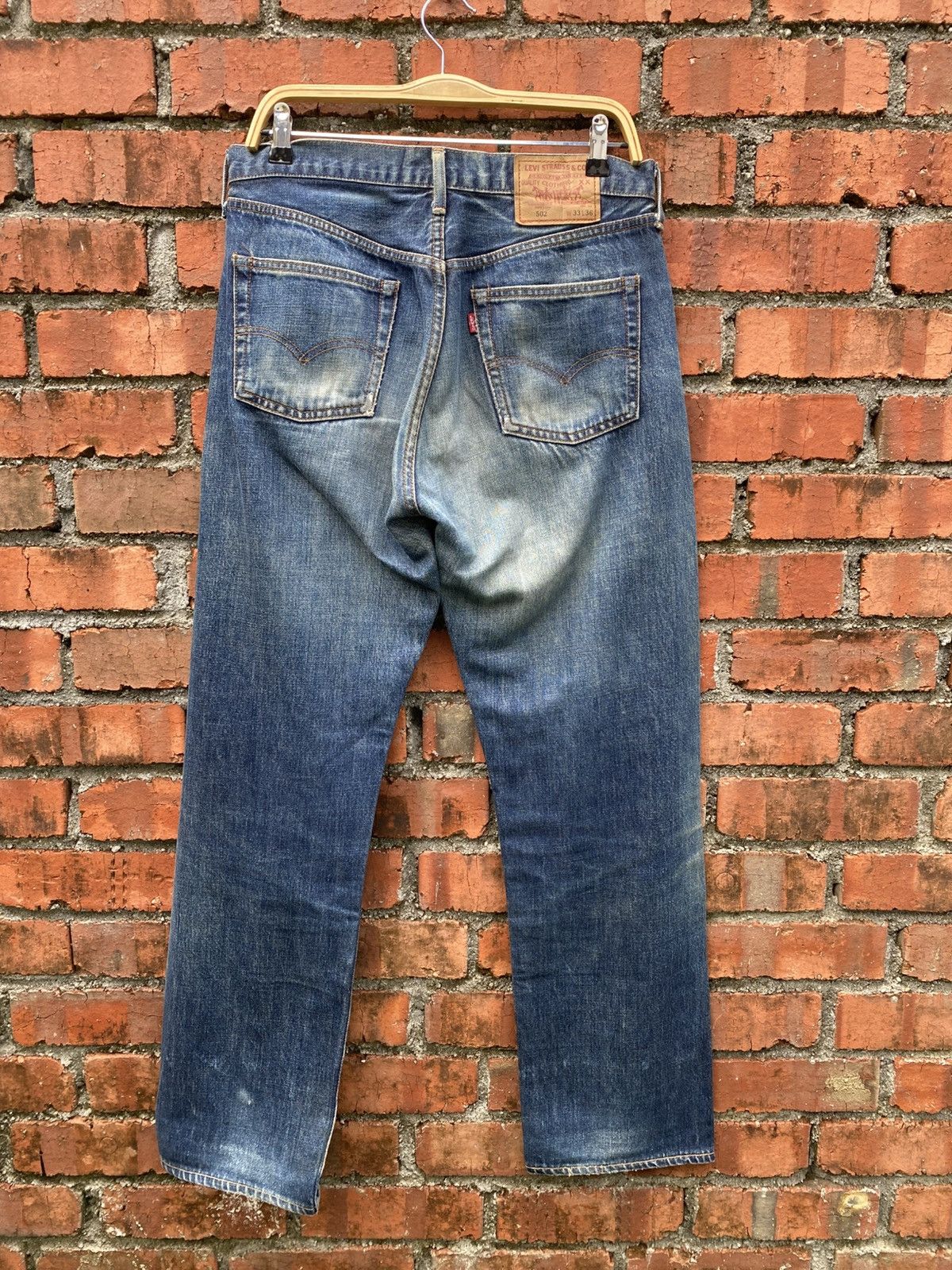 Levi's Vintage Clothing W33x31 Vintage levi's 502 Big E redline made in JAPAN Size US 33 - 2 Thumbnail