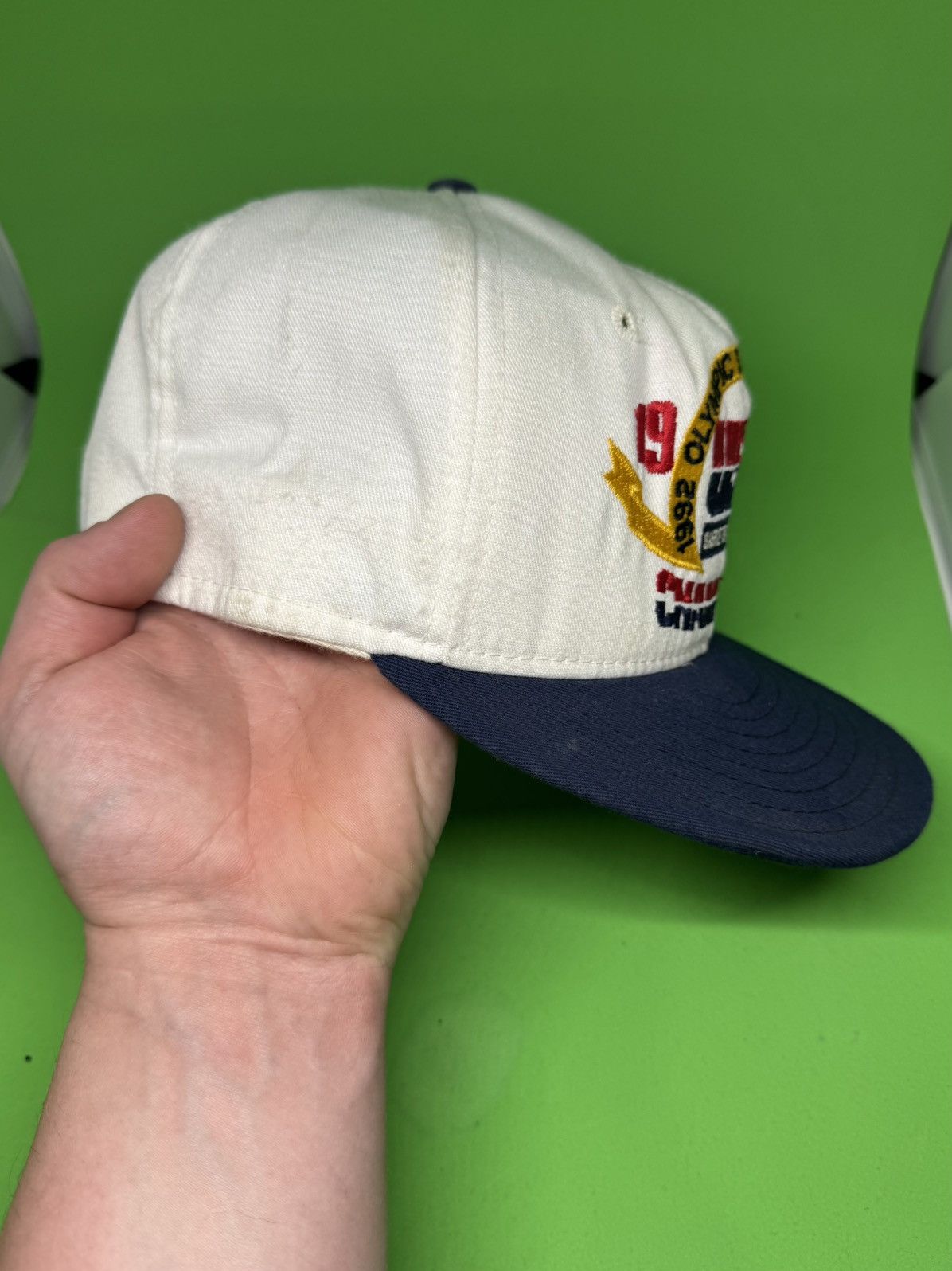 Vintage 1992 Summer Olympics USA Basketball Vintage Hat Snapback Size ONE SIZE - 4 Thumbnail