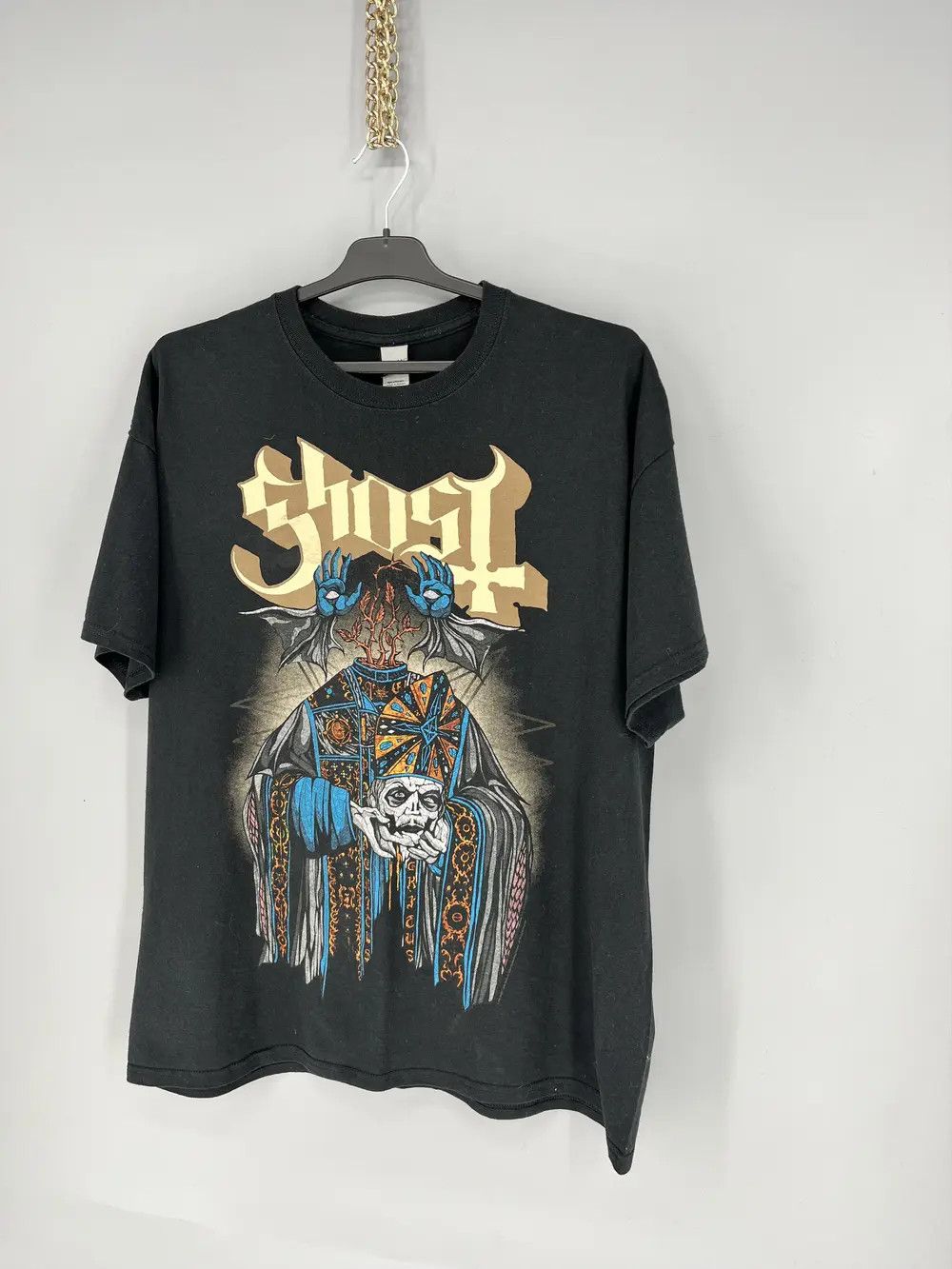 Other Vintage 90s Ghost 666 Skulls Vamp Dead Face Horror Tee 90s Size US XL / EU 56 / 4 - 3 Thumbnail