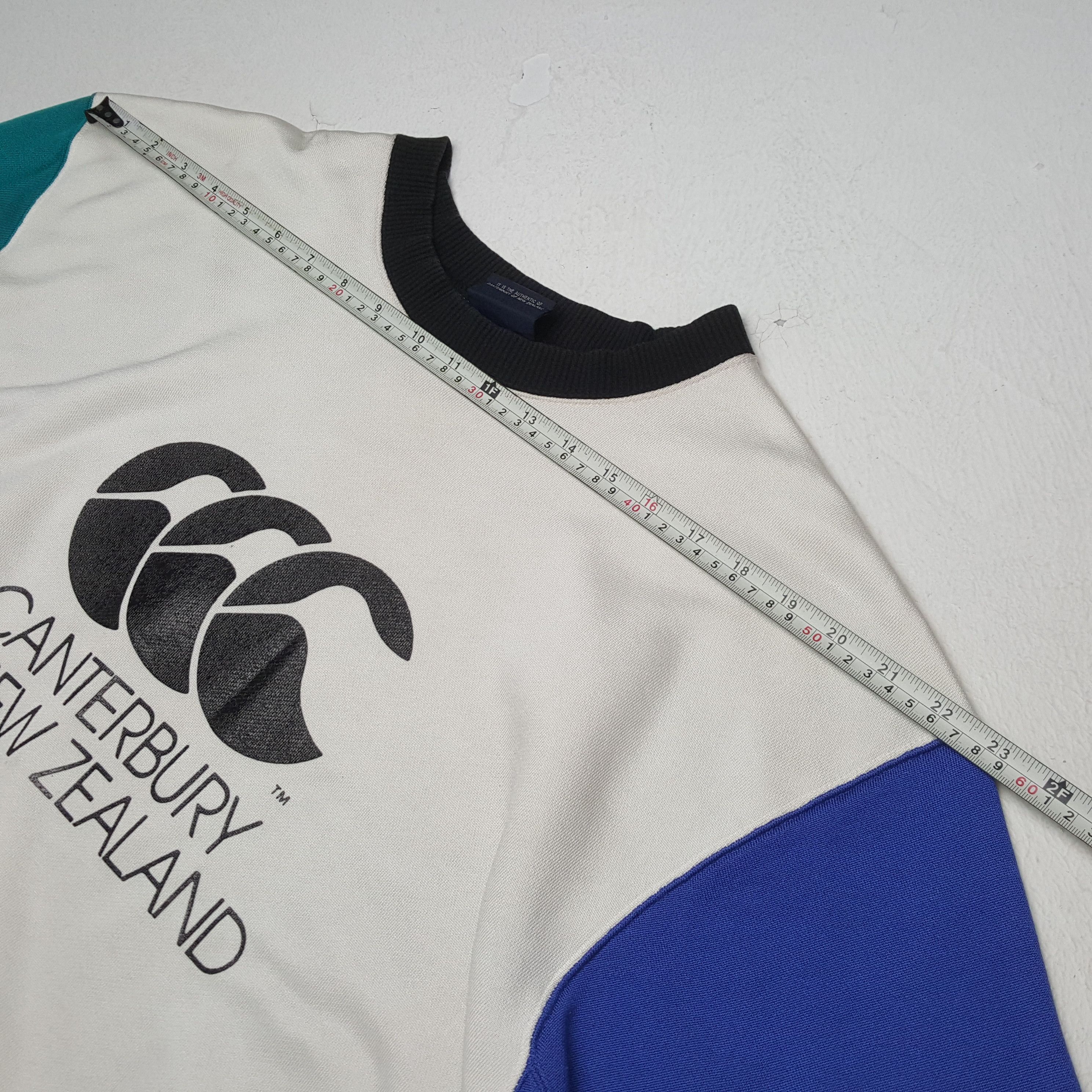 Canterbury of New Zealand × Vintage CANTERBURY OF NEW ZEALAND Center Logo Design Sweatshirt Size US L / EU 52-54 / 3 - 4 Thumbnail