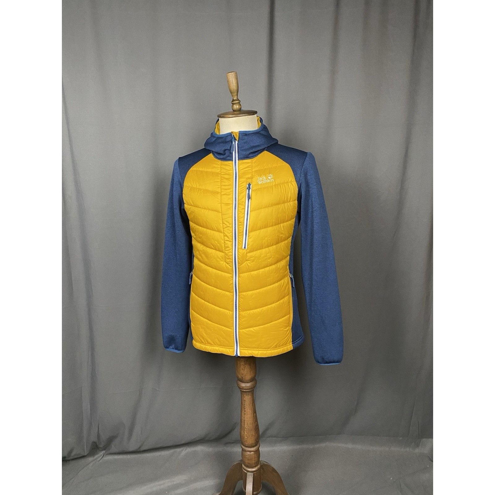 Jack Wolfskin Jack Wolfskin Skyland Crossing Men's Yellow Blue Hybrid Hood Size US M / EU 48-50 / 2 - 4 Thumbnail