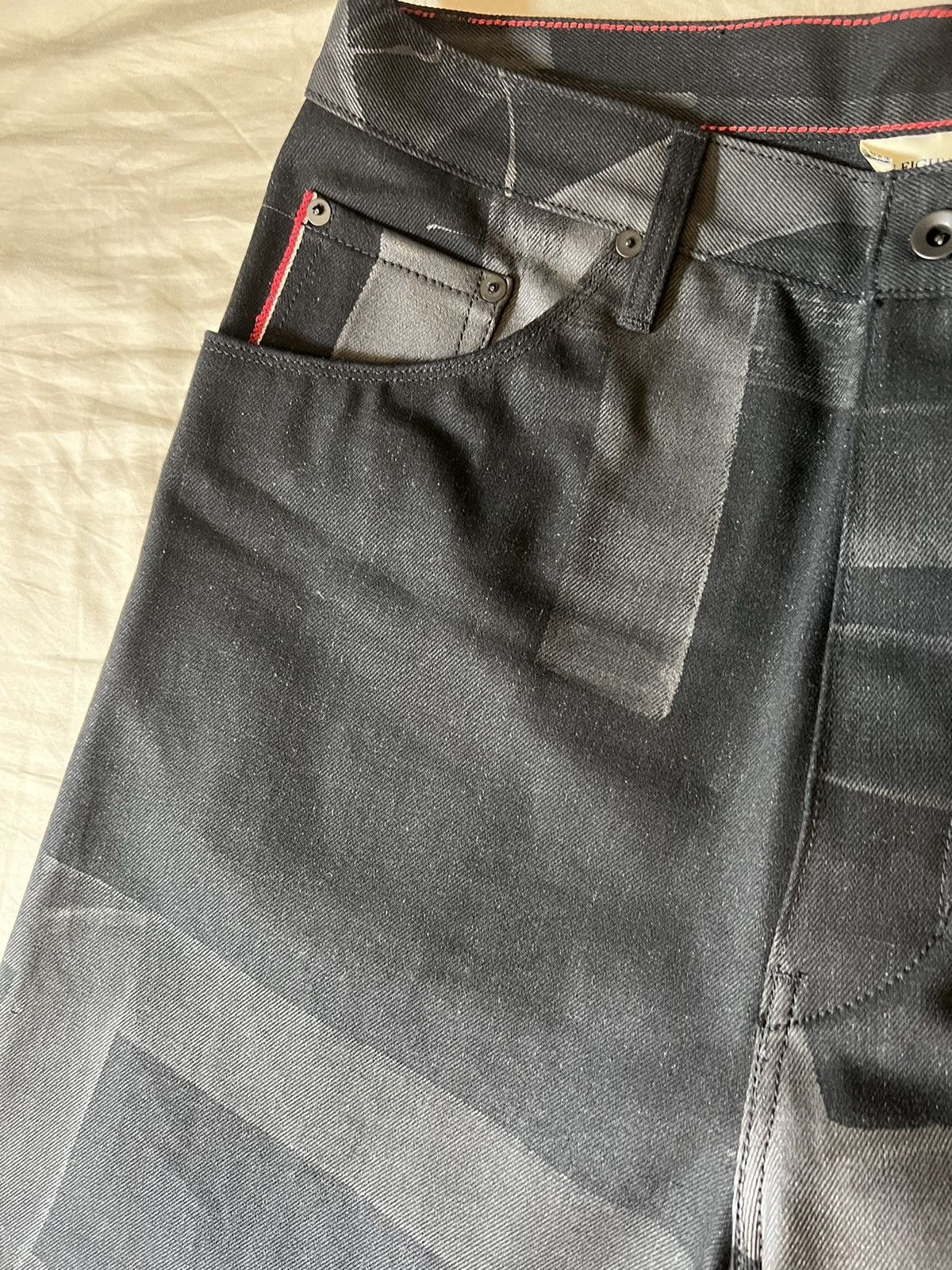 Raleigh Denim Raleigh Denim Workshop Hand Painted Rowan Jeans Size 34 Size US 34 / EU 50 - 4 Thumbnail