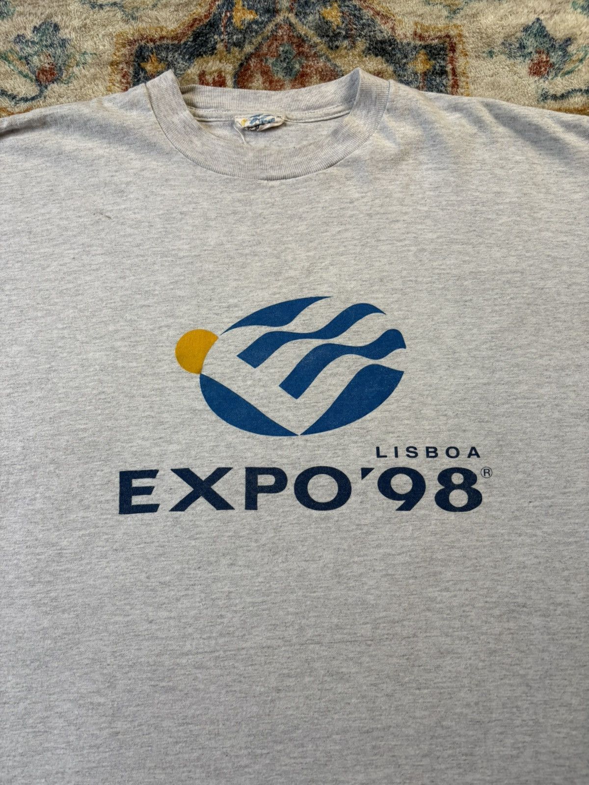 Vintage Vintage Expo 98 Logo T-shirt Size XL Size US XL / EU 56 / 4 - 4 Thumbnail