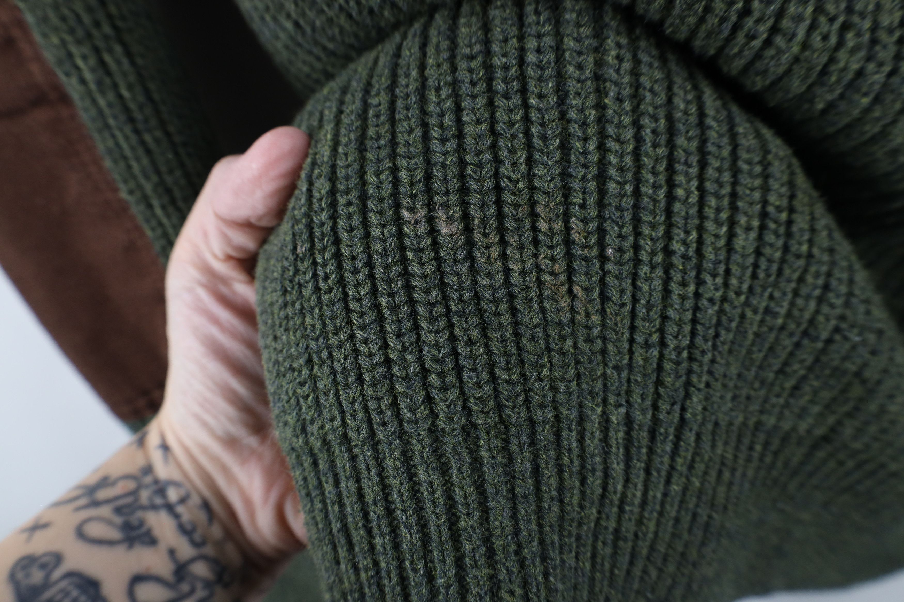 Cabelas × Vintage Vintage Cabelas Quilted Ribbed Knit Shooting Henley Sweater Size US XL / EU 56 / 4 - 5 Thumbnail