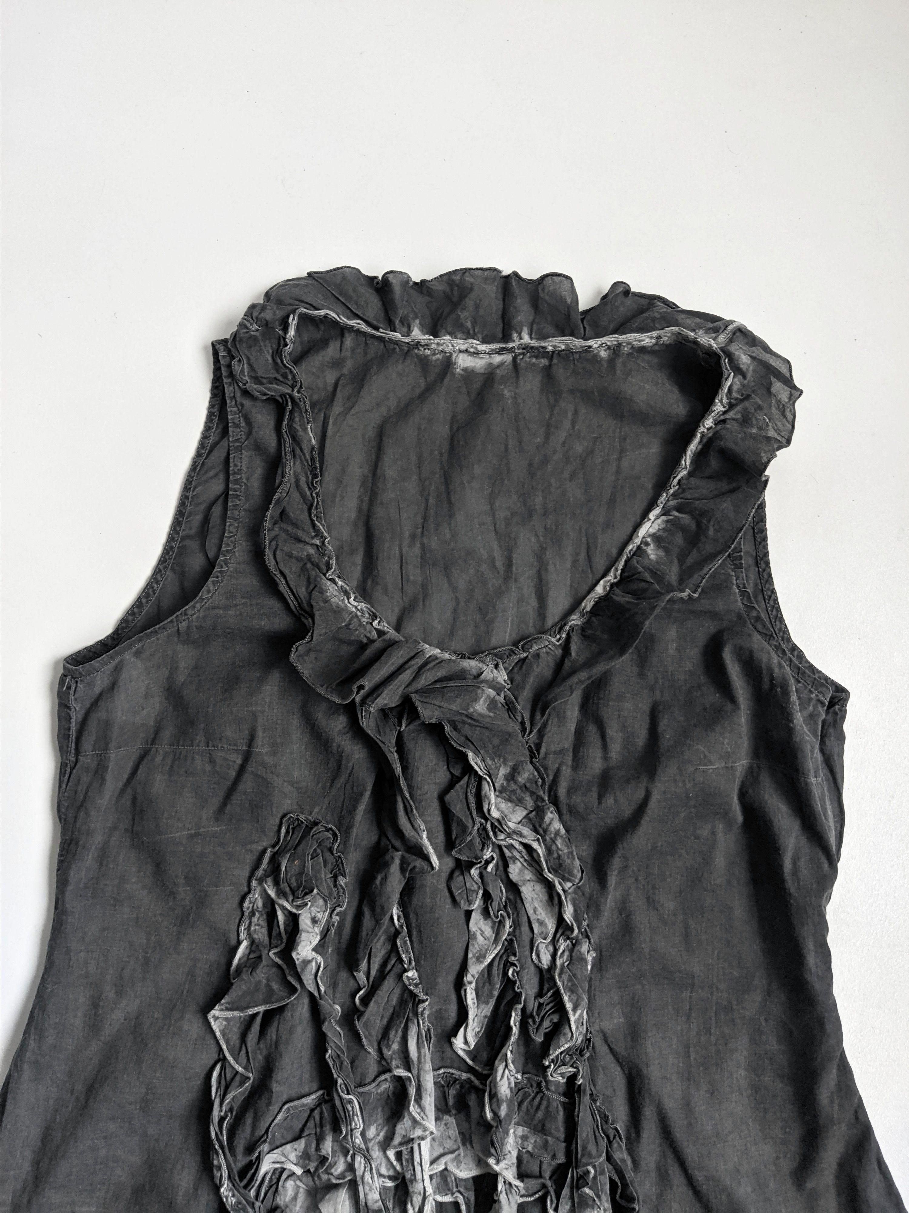 Vintage Vintage tank top gothtic y2k gray Size M / US 6-8 / IT 42-44 - 2 Thumbnail