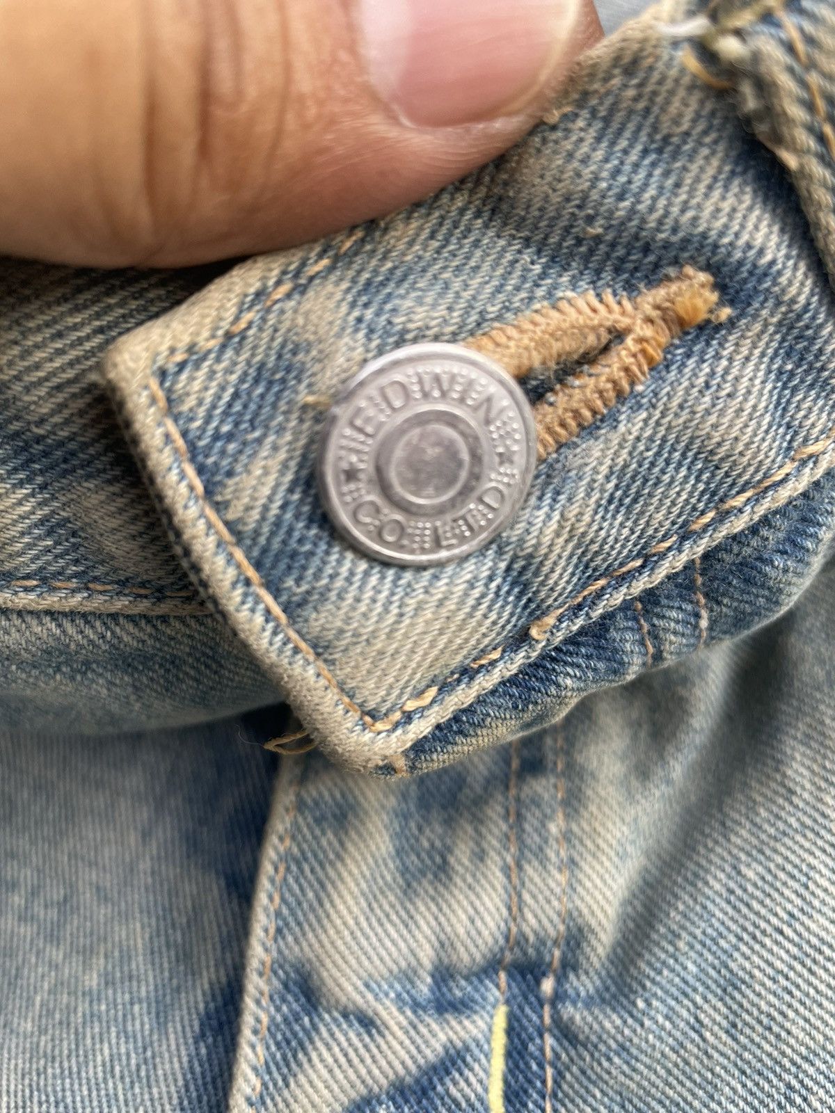 Edwin × Japanese Brand × Vintage Vintage Edwin 1502 Faded Denim Size US 30 / EU 46 - 23 Thumbnail