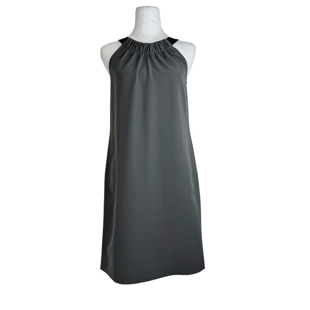 Banana Republic NWOT BANANA REPUBLIC Women's Sleek Grey Halter Mini Dress 2 Size XS / US 0-2 / IT 36-38 - 2 Thumbnail
