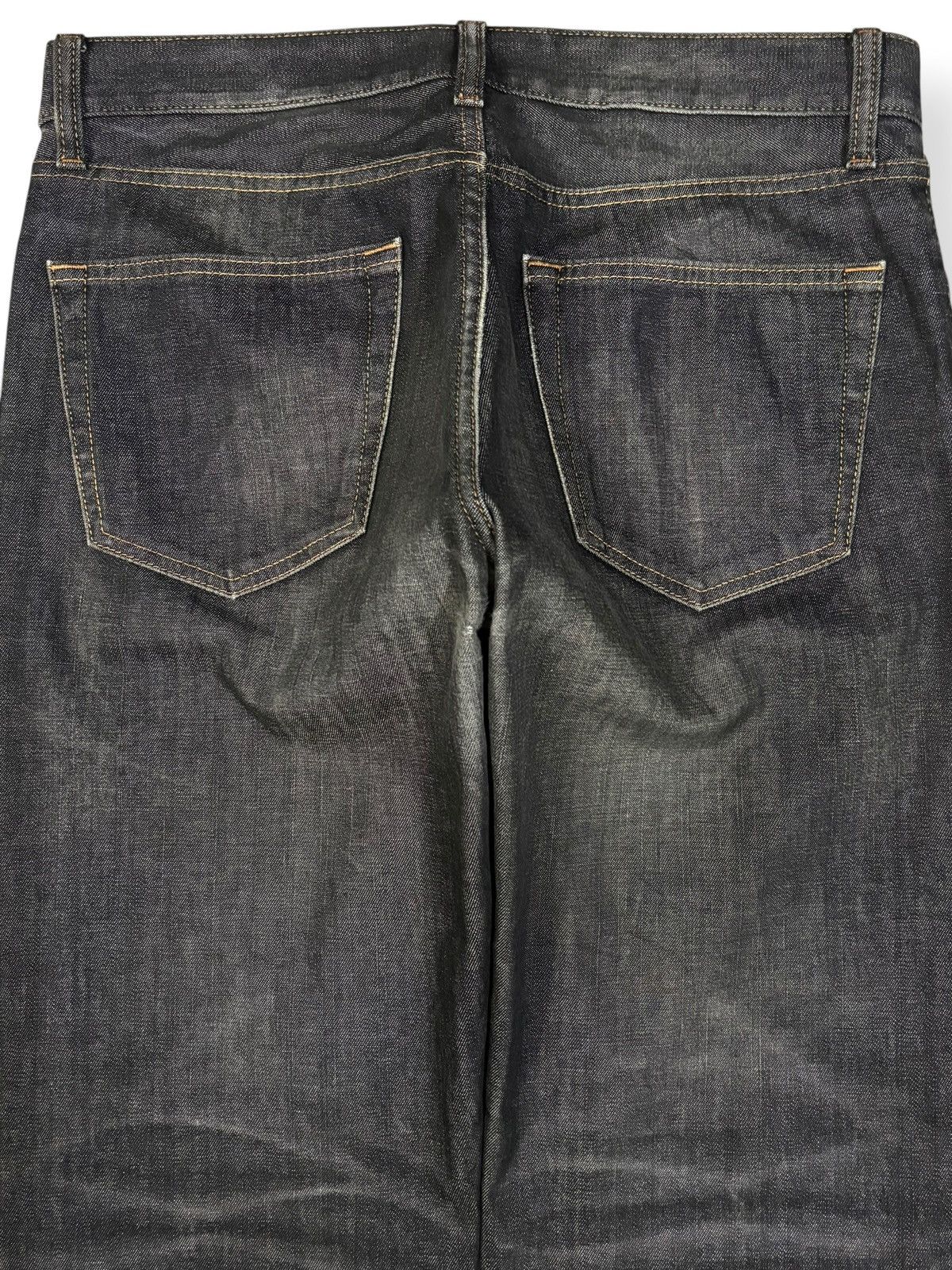 Uniqlo Vintage Uniqlo UJ Black Honeycomb Faded Jeans Size US 32 / EU 48 - 9 Thumbnail