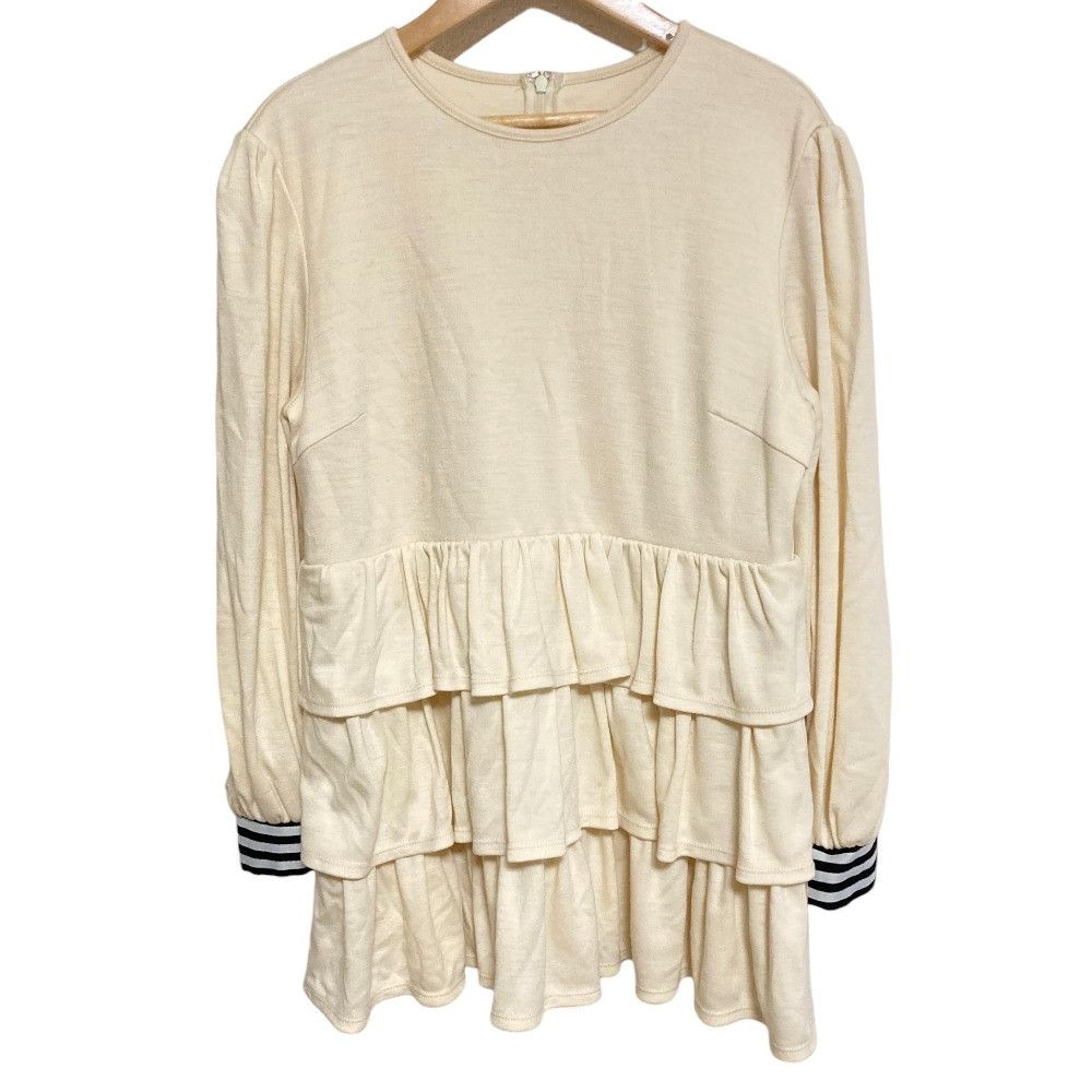 Other Other BORDERS at BALCONY Tiered Top Cut and Sewn Textile Tops BD2121-2B-17 DUTY FREE for USA Size ONE SIZE - 1 Thumbnail