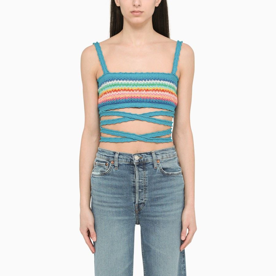 Alanui o1d2blof0724 Short Top in Multicolor Size S / US 4 / IT 40 - 1 Thumbnail