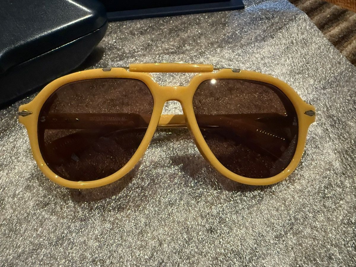 Jacques Marie Mage Jacques Marie Mage 1991 Senna in Mustard sunglasses rare Size ONE SIZE - 14 Thumbnail
