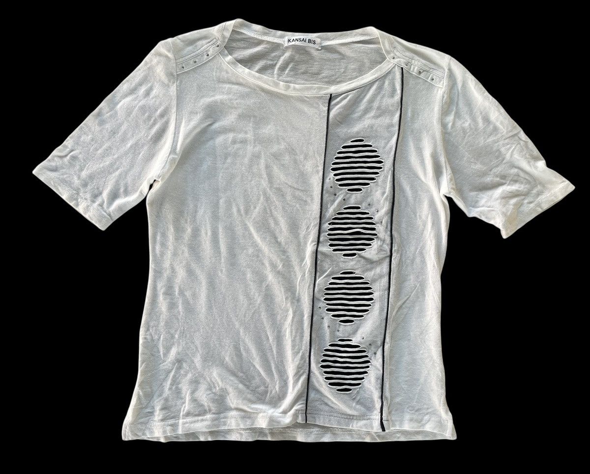Japanese Brand Kansai Bis Japanese Designer Cropped Tshirt Size S / US 4 / IT 40 - 1 Thumbnail