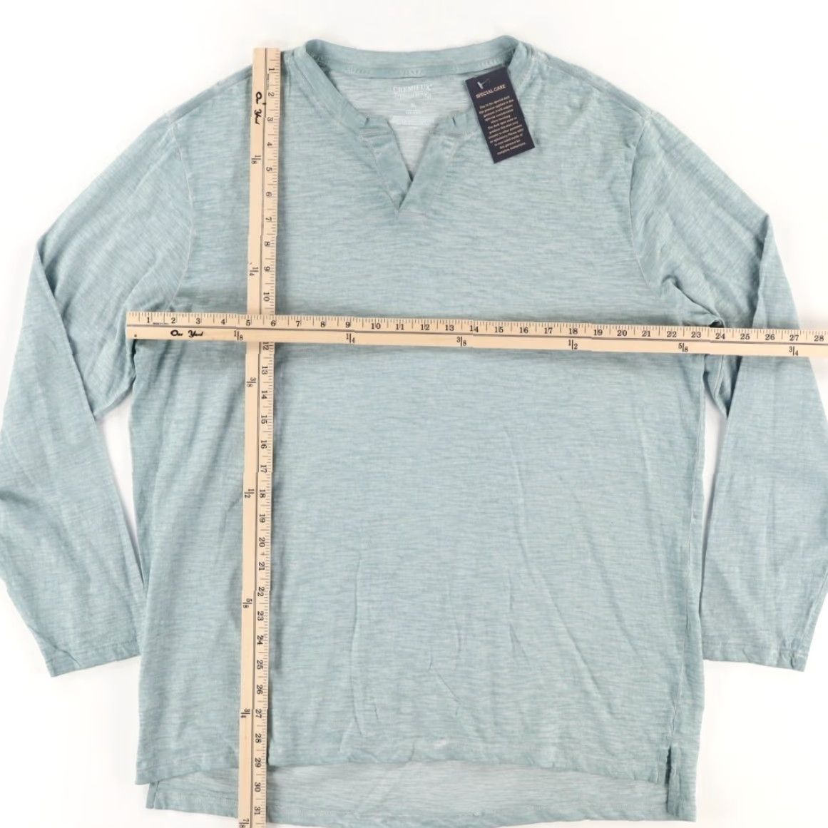 Cremieux Daniel Cremieux Heather Long Sleeve T-Shirt Green Men's XL Shirt Mens XL Green Heather Long Sleeve T-Shirt Daniel Cremieux Size US XL / EU 56 / 4 - 3 Thumbnail