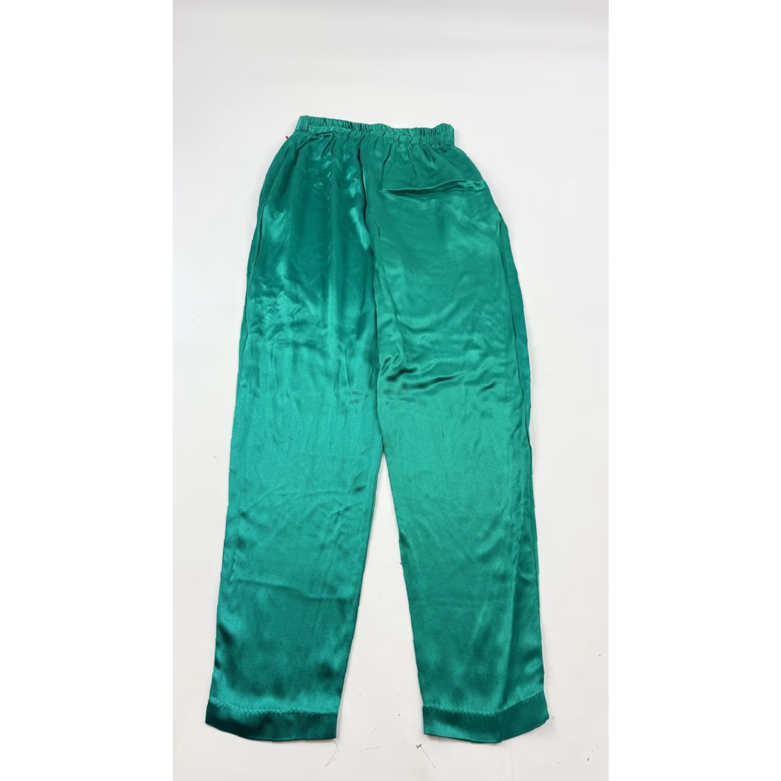 Vintage VINTAGE Rothschild Lilli Ann Pants Womens Small Green Satin Tapered 80s Size 40" / US 18 - 7 Thumbnail