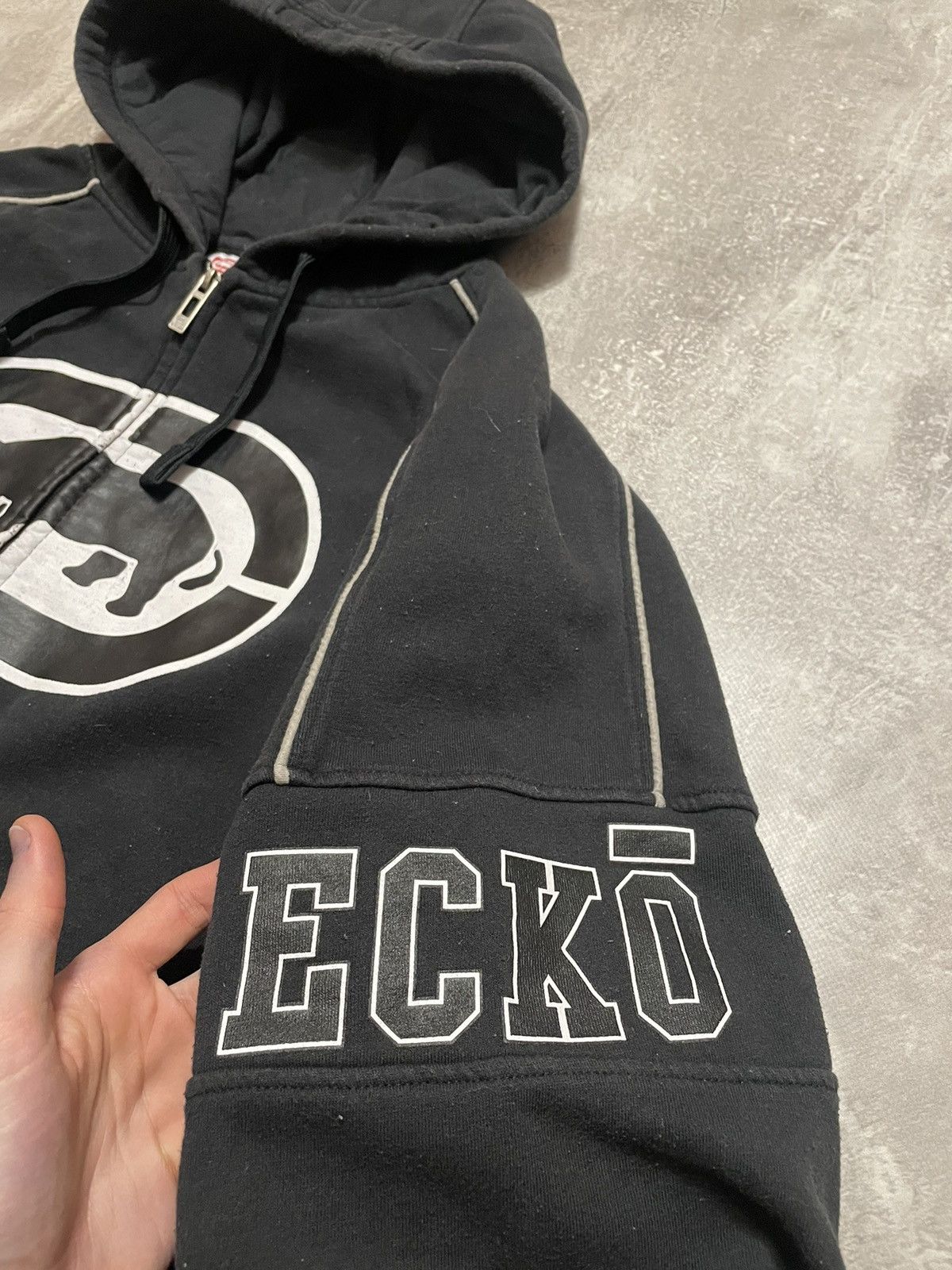 Ecko Unltd. × Vintage Vintage Ecko Unlimited Buggy Oversized Zip-Up Hoodie 4XL Size US XXL / EU 58 / 5 - 10 Thumbnail