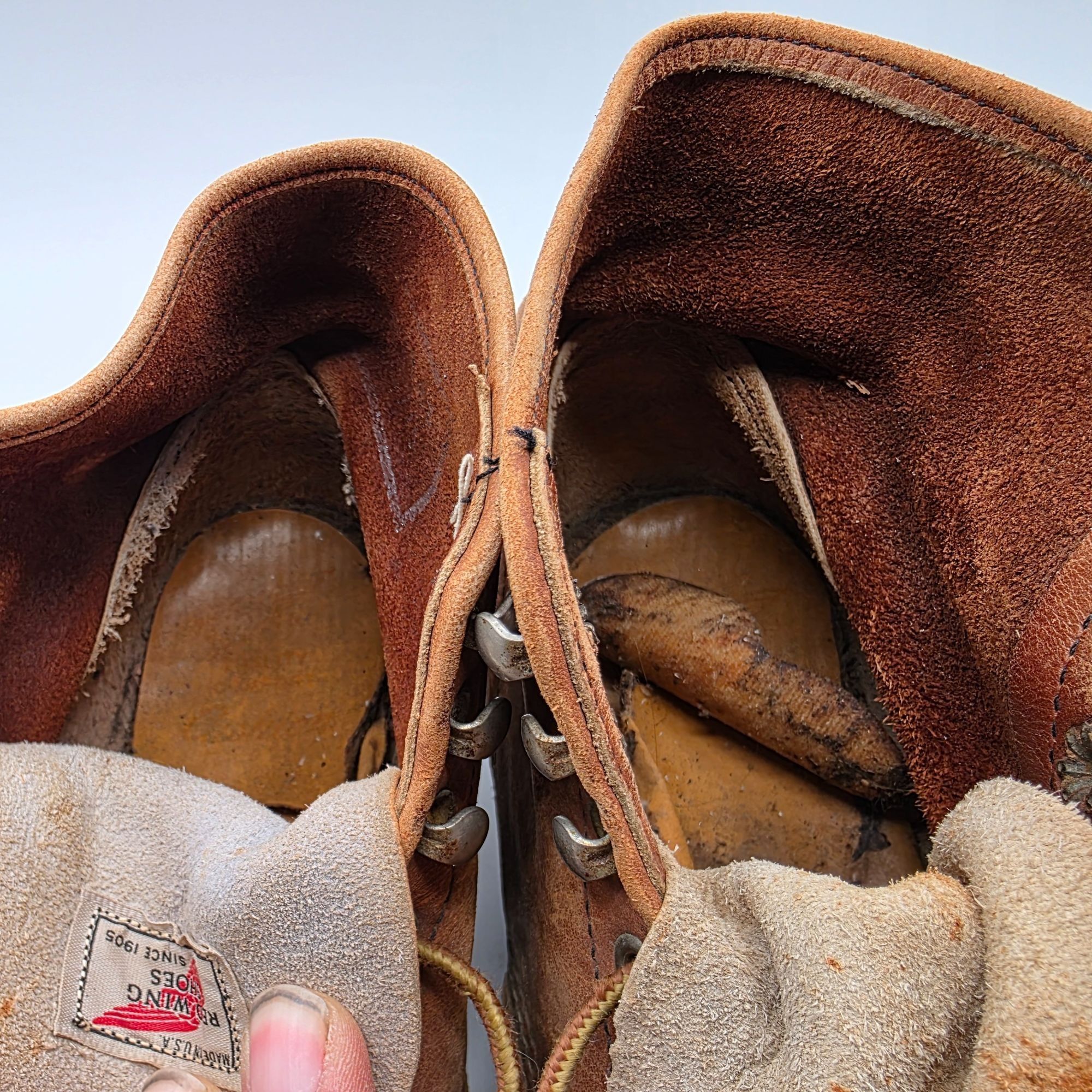 Red Wing Red Wing USA Blacksmith Mens Size 6 D Brown Lace Up Boots Wo Size US 6 / EU 39 - 11 Thumbnail