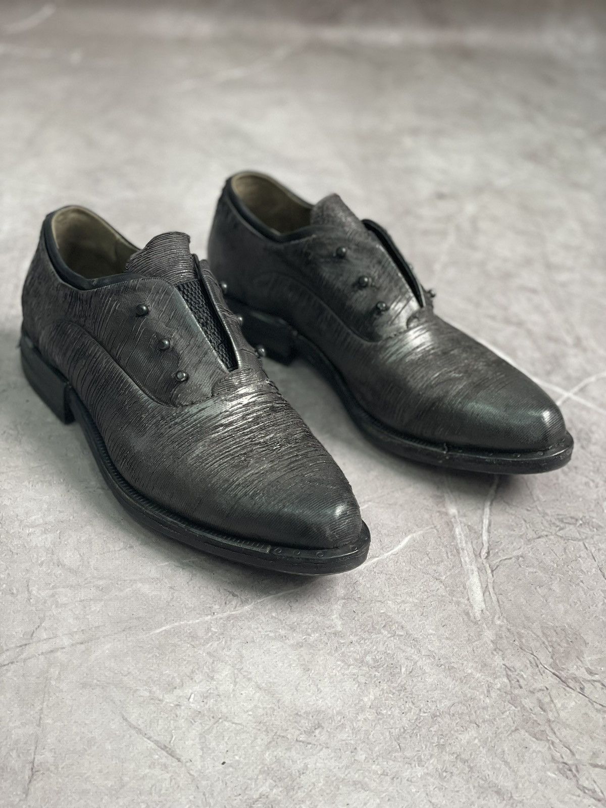 A.S.98 × Guidi Vintage low boots A.S. 98 GUIDI style avant Garde 90s Size US 9 / IT 39 - 2 Thumbnail