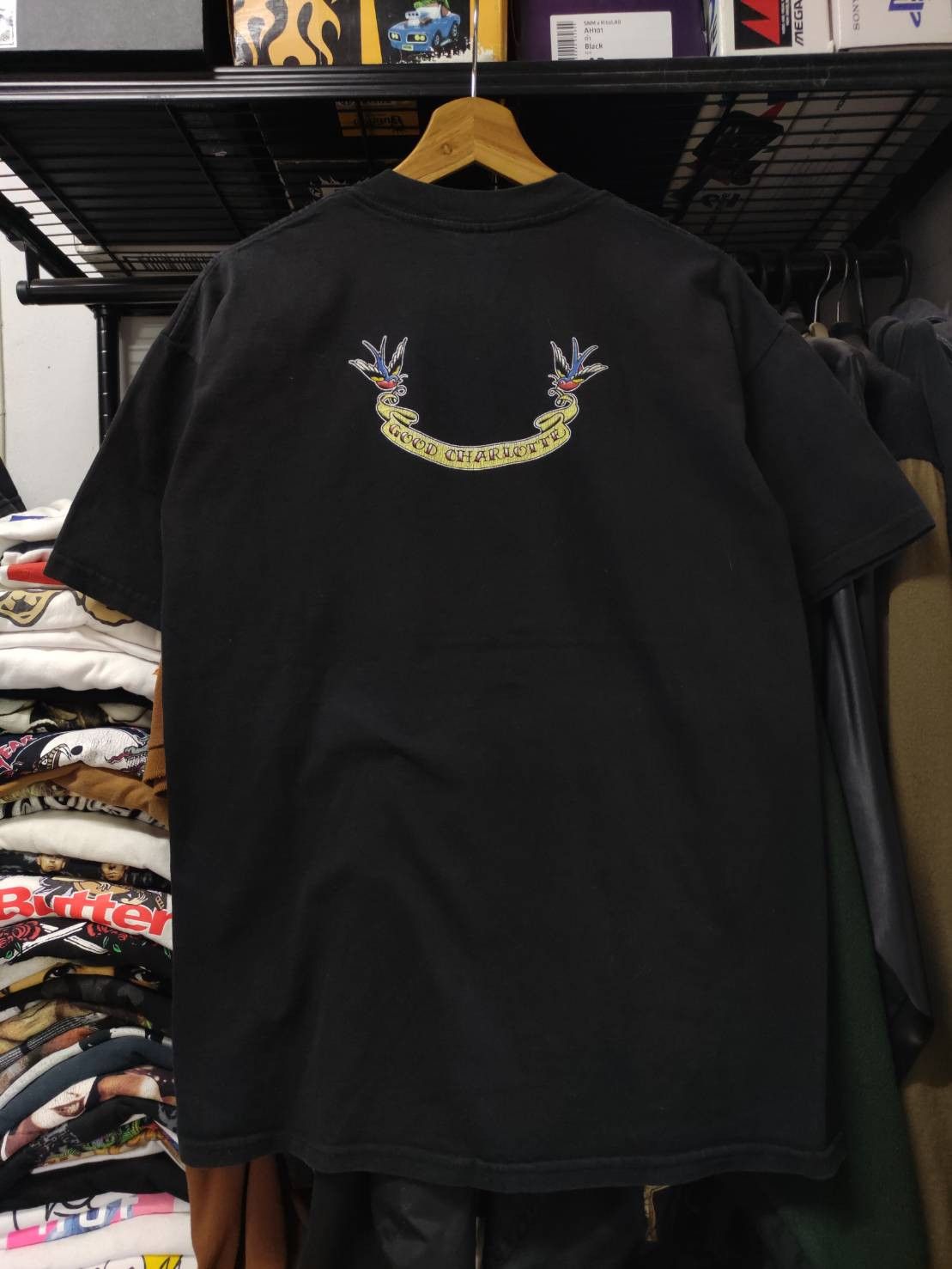 Band Tees × Vintage Vtg 00's Good Charlotte " Old School Tattoo " T-Shirt Size US L / EU 52-54 / 3 - 11 Thumbnail