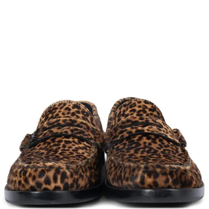 Saint Laurent Paris o1b1hav110824 Leopard Printed Penny Loafers in Brown Size US 7 / IT 37 - 5 Thumbnail