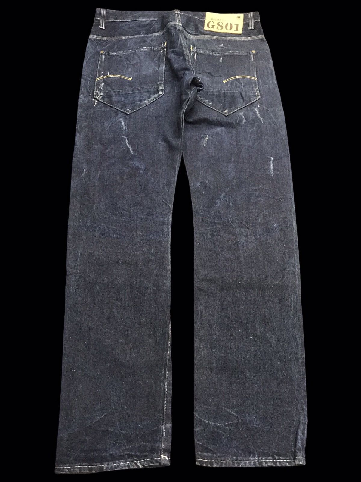G-Star GSTAR RAW Japan Sick Painter Skinny Distressed Denim F96 Size US 35 - 2 Thumbnail