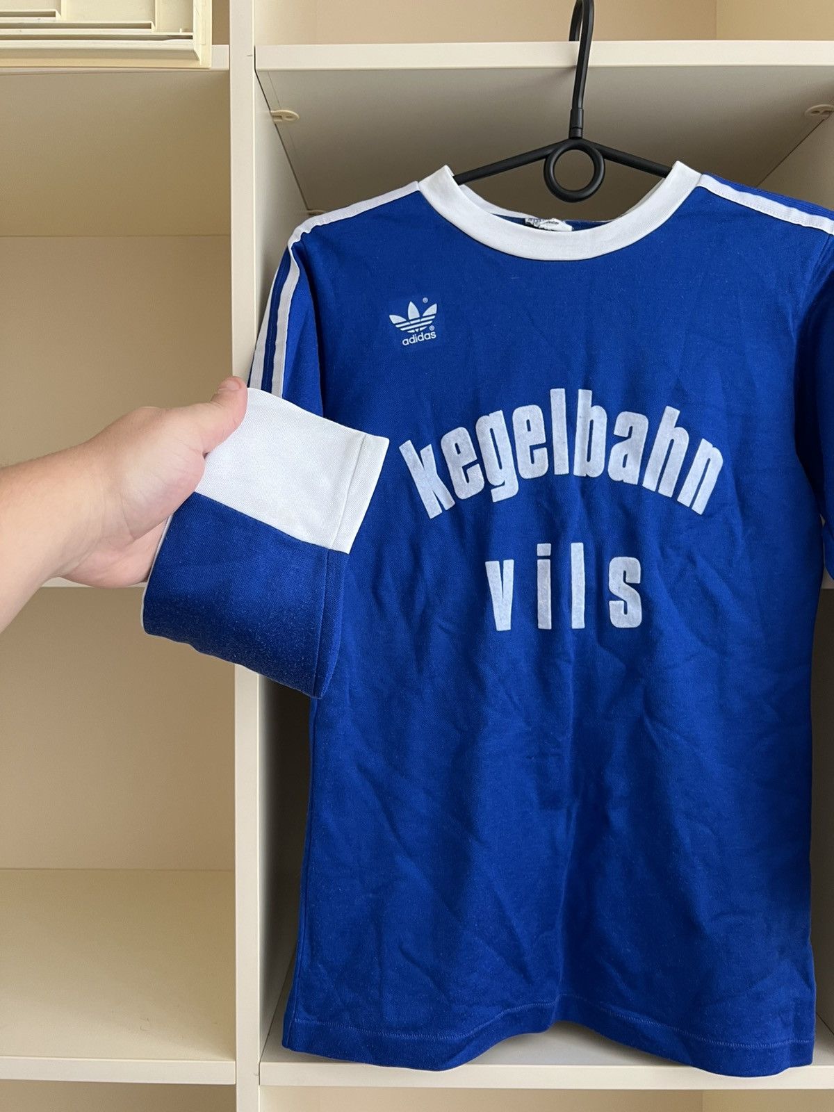 Adidas Vintage 80s Adidas Erima Long Sleeve Mede in West Germany Size US S / EU 44-46 / 1 - 9 Thumbnail