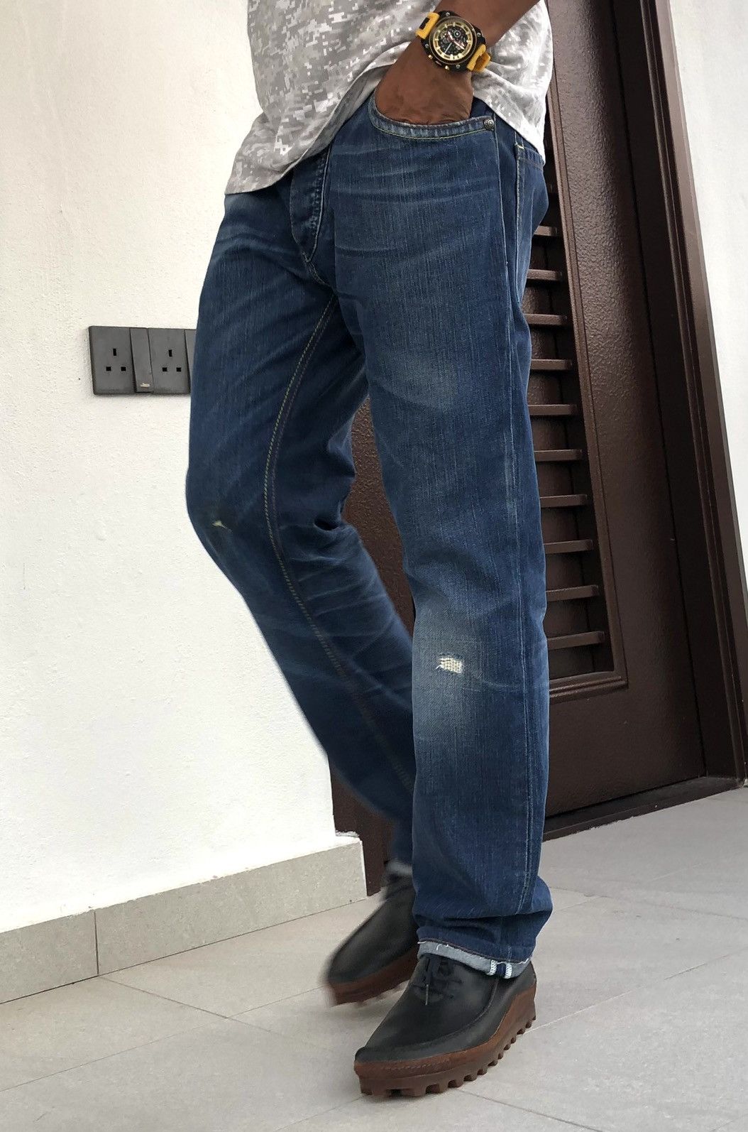 Hugo Boss Hugo Boss Straight Cut Denim Pants Size US 34 / EU 50 - 5 Thumbnail