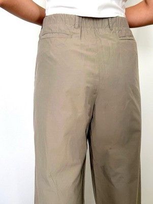 Armani GIORGIO ARMANI Collection Designer Women's beige pants Size 36" / US 14 / IT 50 - 4 Thumbnail