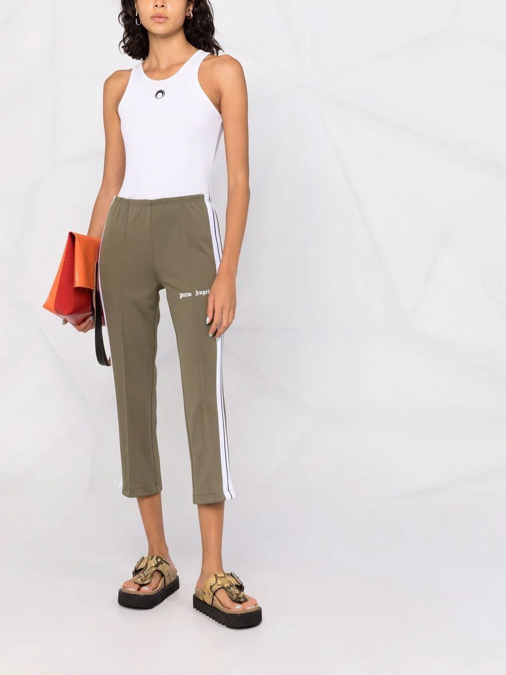 Palm Angels o1y1125 Sweatpant in Military Green Size 27" / US 4 / IT 40 - 5 Thumbnail