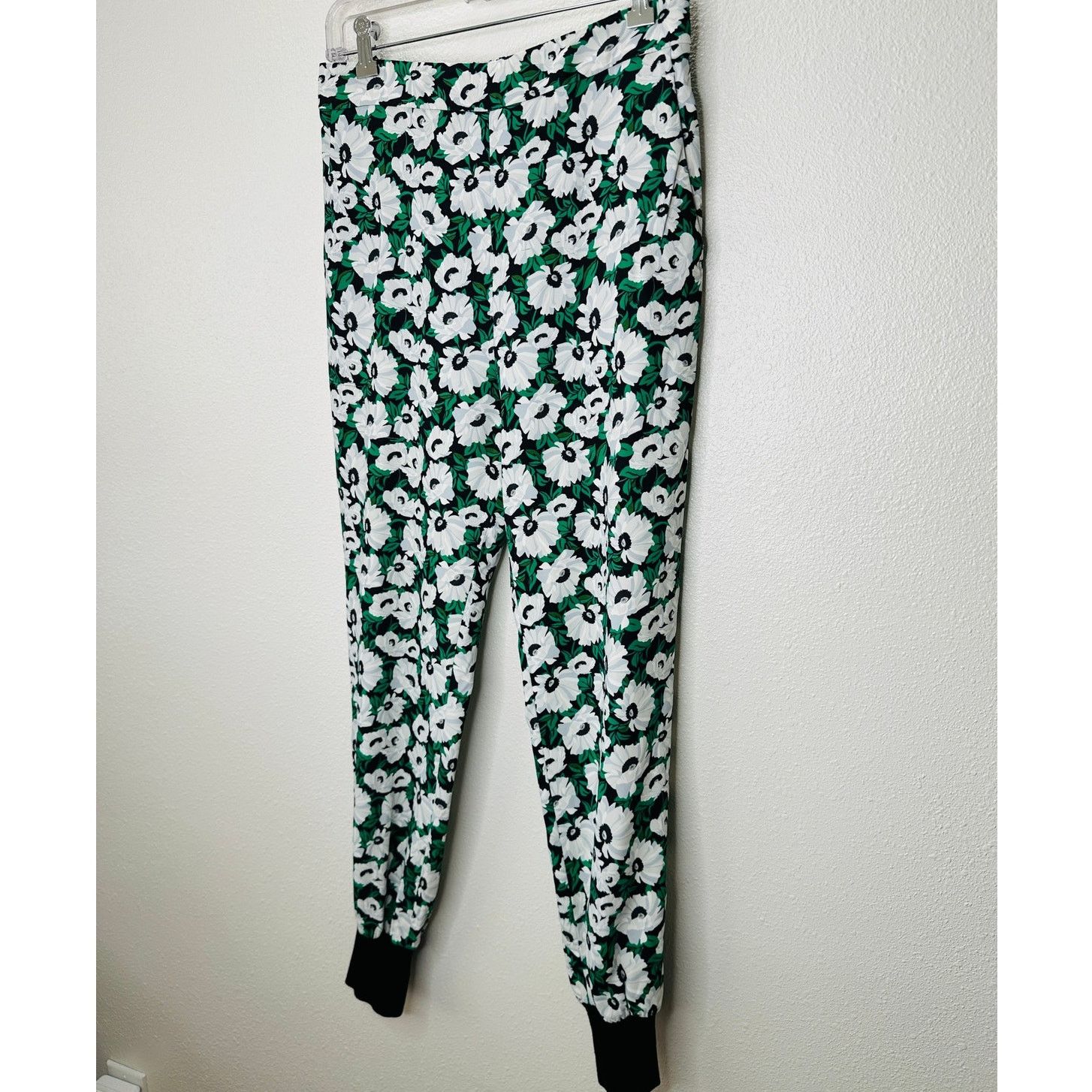 Stella McCartney Stella McCartney White Black Green Julia Flora Jogger Pants Size 42" / US 20 - 5 Thumbnail