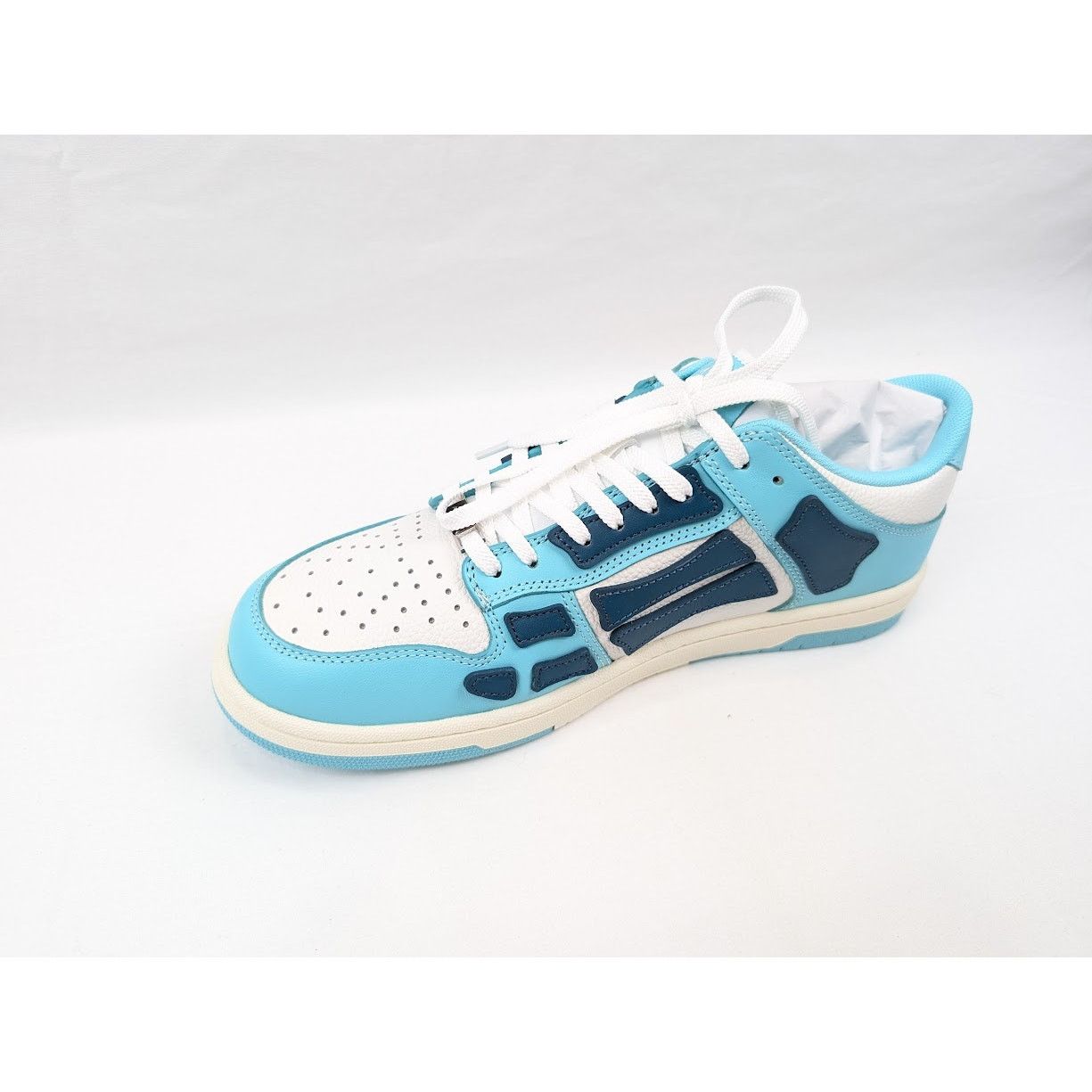 Amiri o1rshd1 Skel Low-Top Sneakers in Slate Blue Size US 10 / EU 43 - 10 Thumbnail