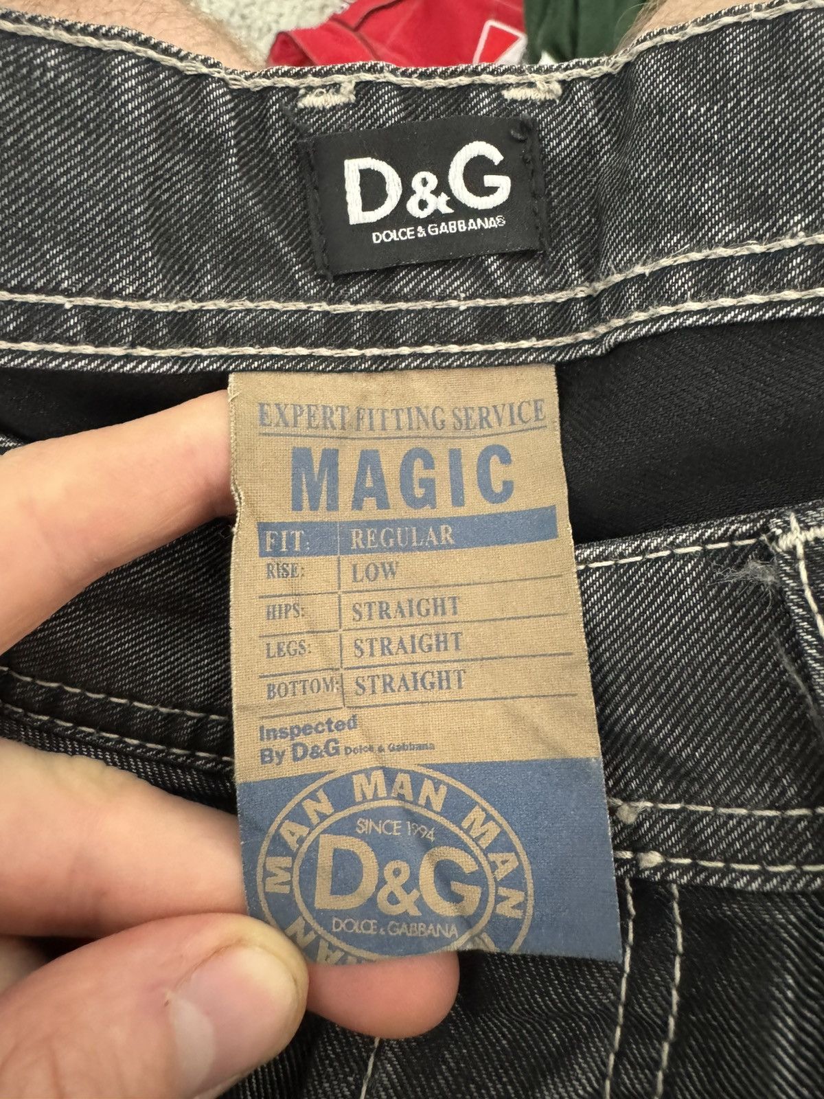 Dolce & Gabbana Vintage Dolce&Gabbana Jeans Magic Regular High Straight Wide Size US 33 - 3 Thumbnail