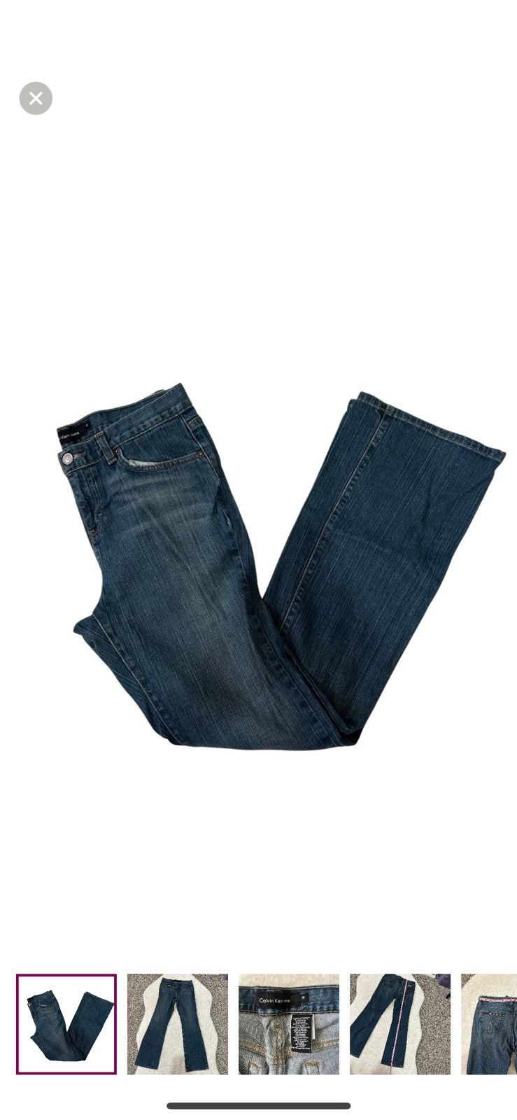 Calvin Klein Calvin Klein flared bootcut jeans size 10 Size 32" / US 10 / IT 46 - 1 Thumbnail