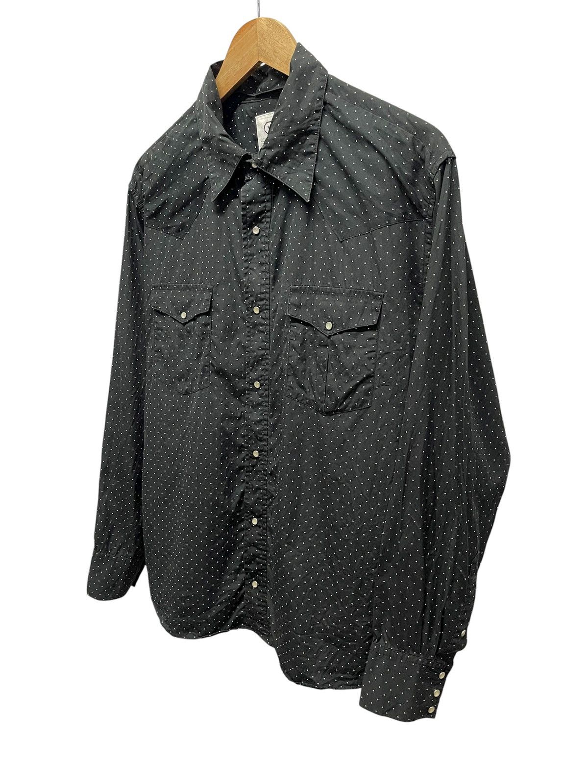 Visvim Visvim Polka dot Button Up Long Sleeve Tshirt (M) Size US M / EU 48-50 / 2 - 3 Thumbnail