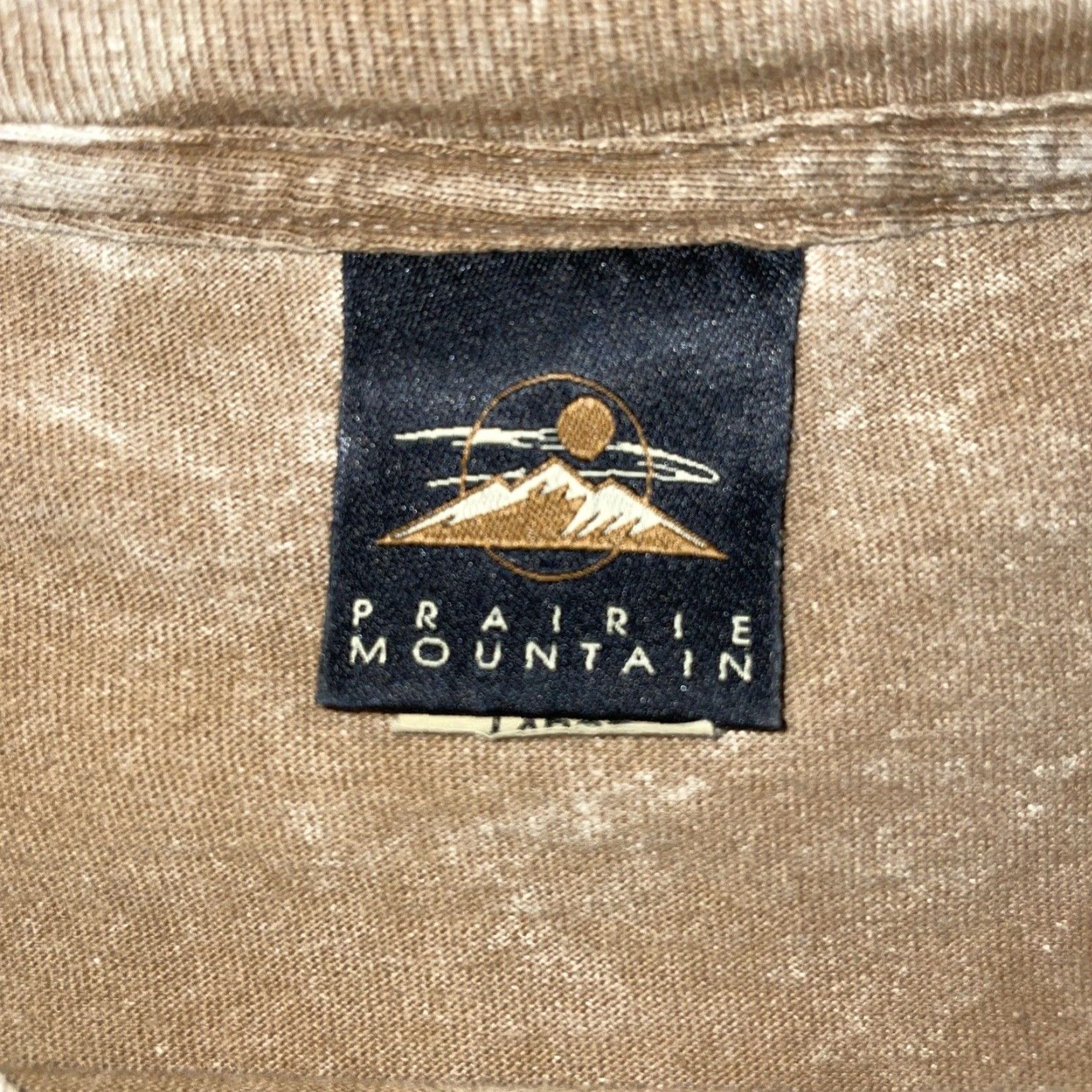 Vintage VINTAGE Prairie Mountain T-Shirt Mens Size L Adult Brown 100% Cotton Alaska Graphic Tee Men Size US L / EU 52-54 / 3 - 4 Thumbnail