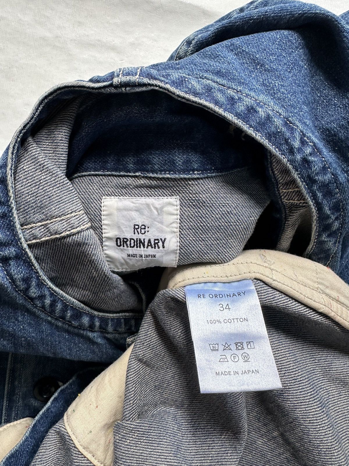 Engineered Garments (Ordinary Fits) Re:Ordinary Gunner Smock Denim Anorak Parka Size US M / EU 48-50 / 2 - 7 Thumbnail
