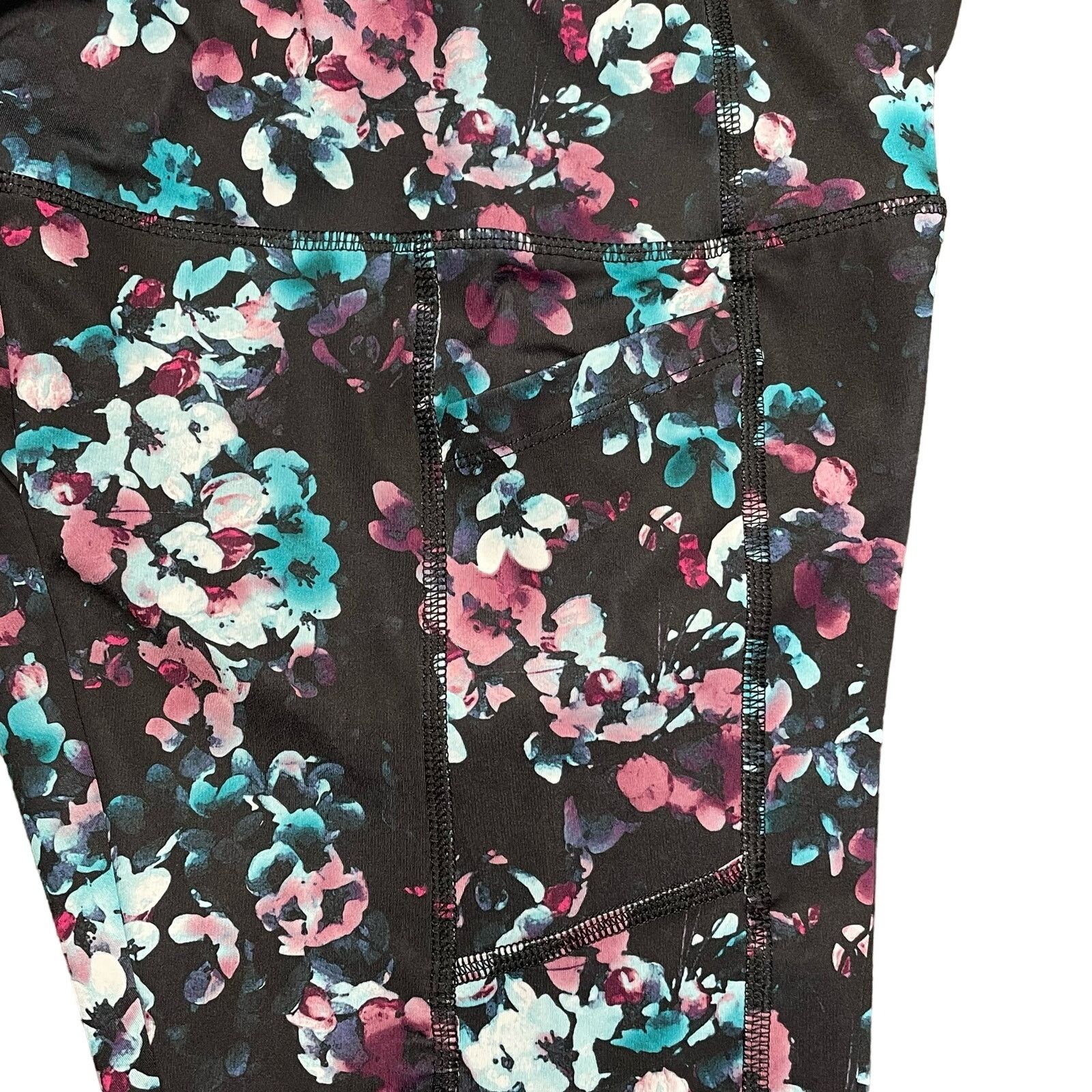 Avia NWOT Avia Floral Active Leggings Size 28" / US 6 / IT 42 - 5 Thumbnail
