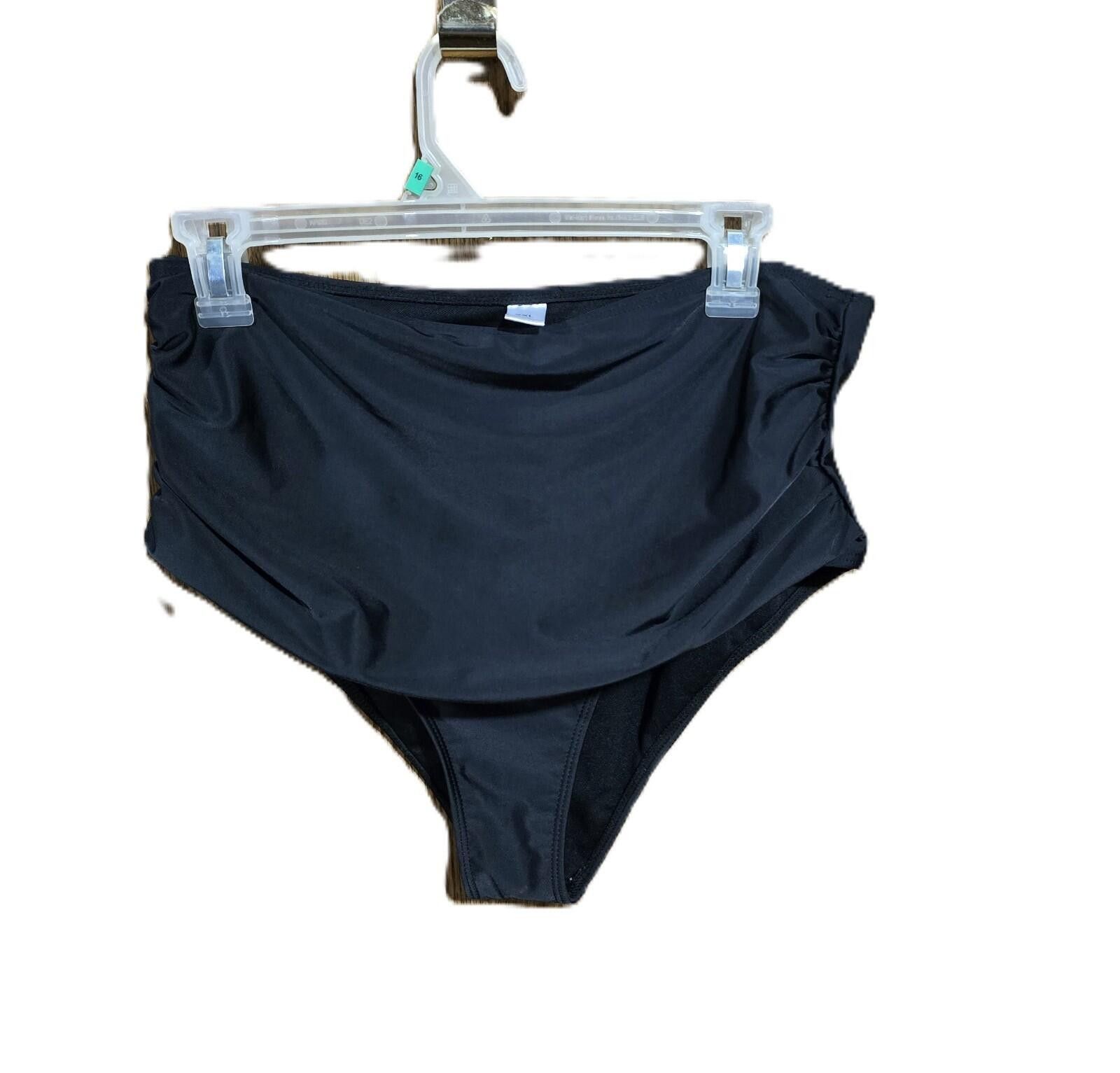 The Unbranded Brand Black Bikini Bottom Size XXL Size ONE SIZE - 1 Thumbnail